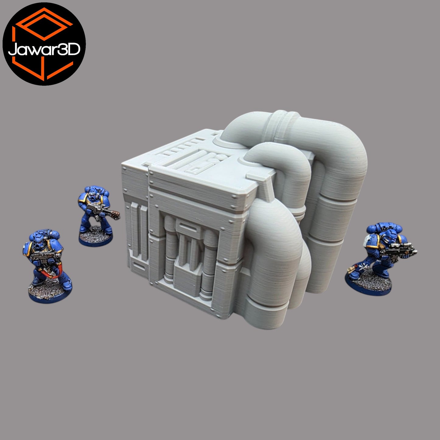 Wargaming 28mm scatter terrain scenery showing 3D-printed item that is compatible with games such as Warhammer 40K, Star Wars Legions, D+D, Dungeons and Dragons, Sci-Fi, Fantasy and other miniature tabletop games. Brand Jawar3d found at www.jawar3d.co.uk.