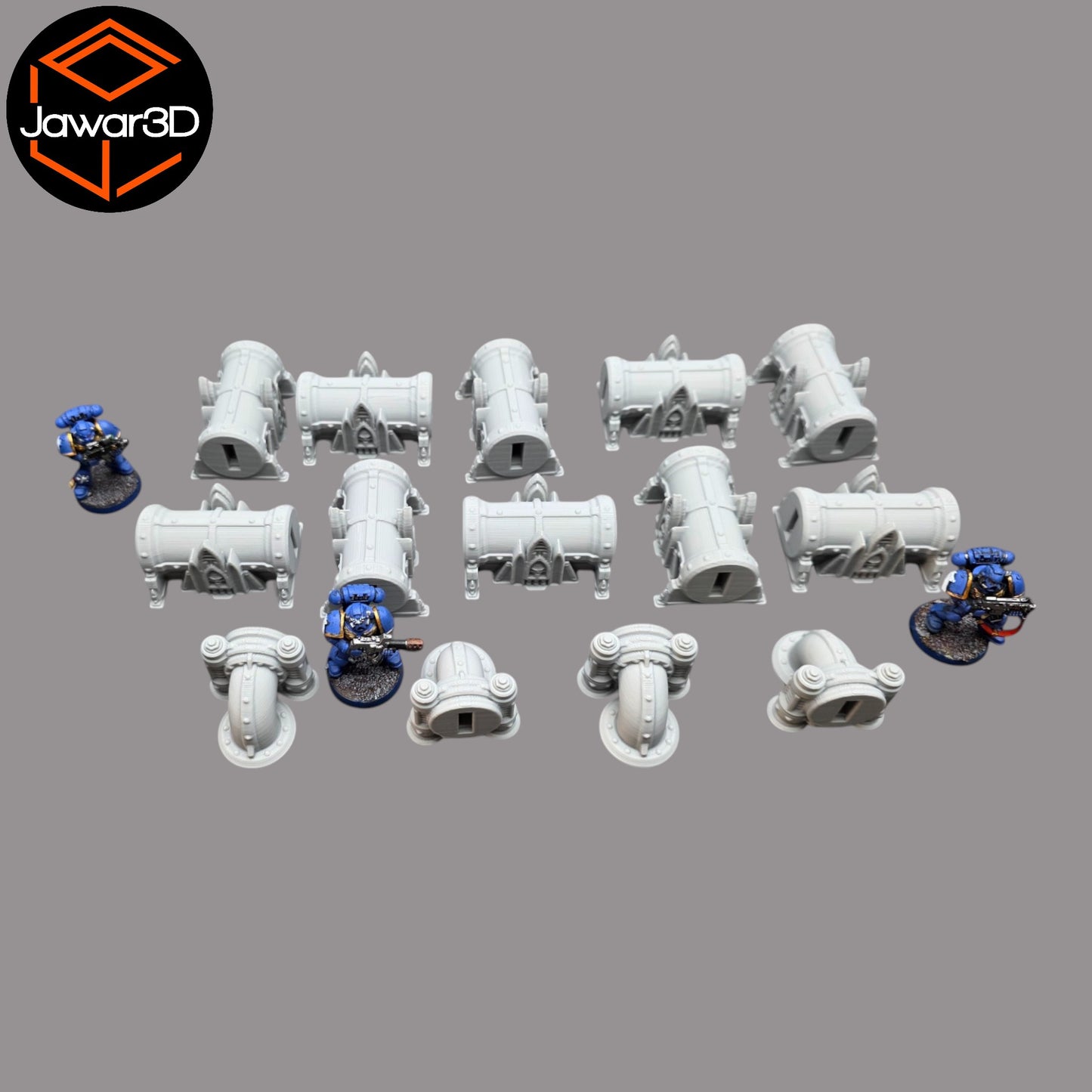 Wargaming 28mm scatter terrain scenery showing 3D-printed item that is compatible with games such as Warhammer 40K, Star Wars Legions, D+D, Dungeons and Dragons, Sci-Fi, Fantasy and other miniature tabletop games. Brand Jawar3d found at www.jawar3d.co.uk.