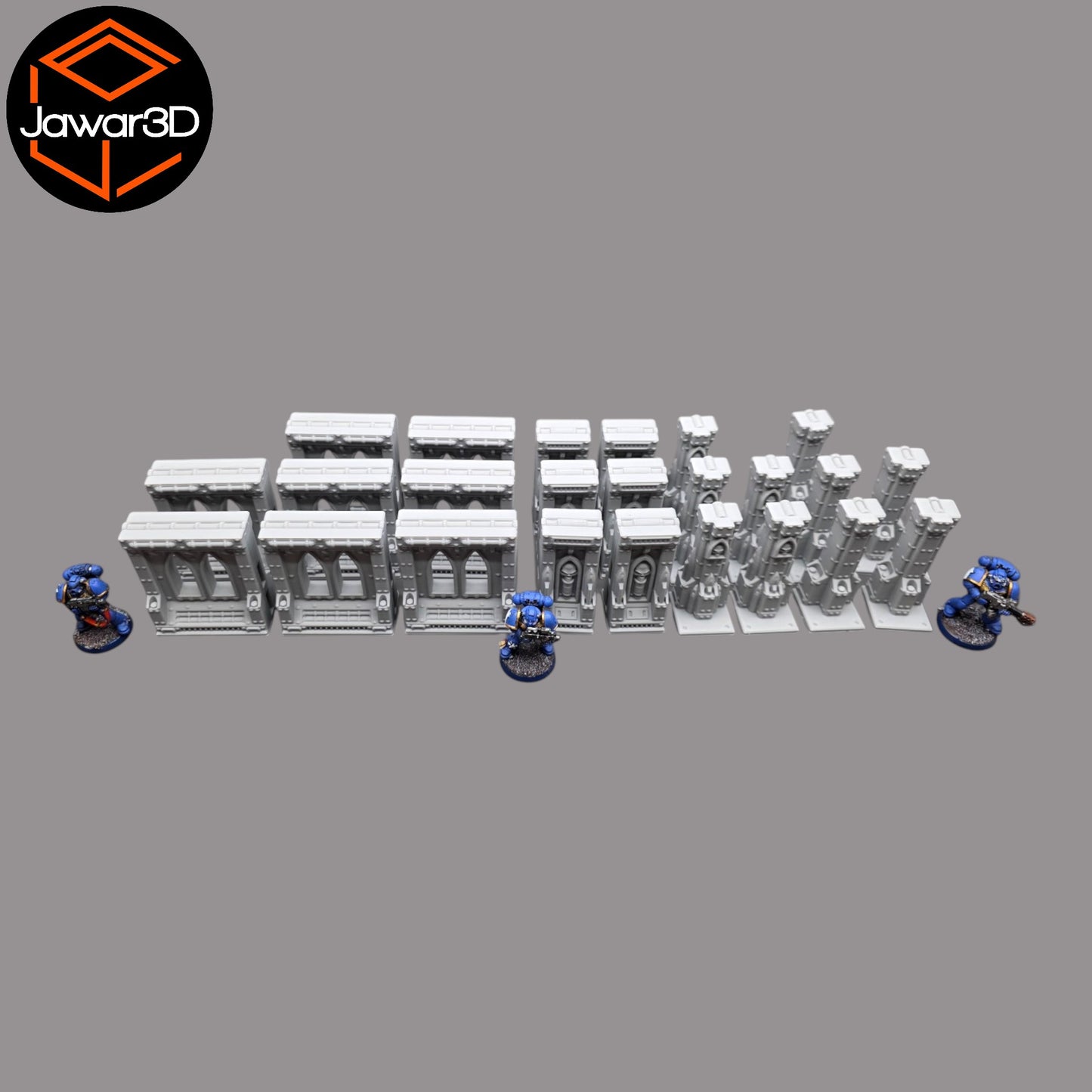 Wargaming 28mm scatter terrain scenery showing 3D-printed item that is compatible with games such as Warhammer 40K, Star Wars Legions, D+D, Dungeons and Dragons, Sci-Fi, Fantasy and other miniature tabletop games. Brand Jawar3d found at www.jawar3d.co.uk.