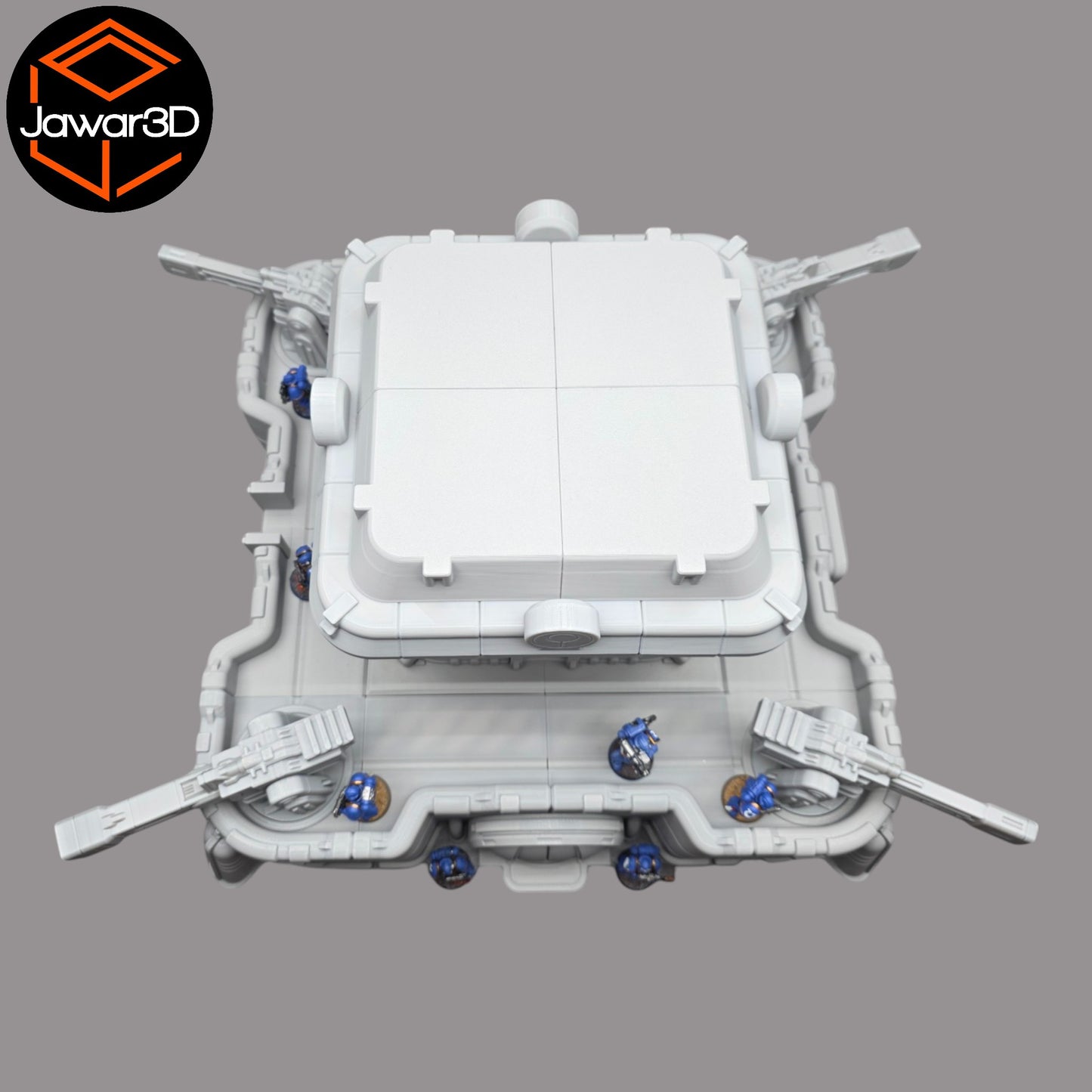 Wargaming 28mm scatter terrain scenery showing 3D-printed item that is compatible with games such as Warhammer 40K, Star Wars Legions, D+D, Dungeons and Dragons, Sci-Fi, Fantasy and other miniature tabletop games. Brand Jawar3d found at www.jawar3d.co.uk.