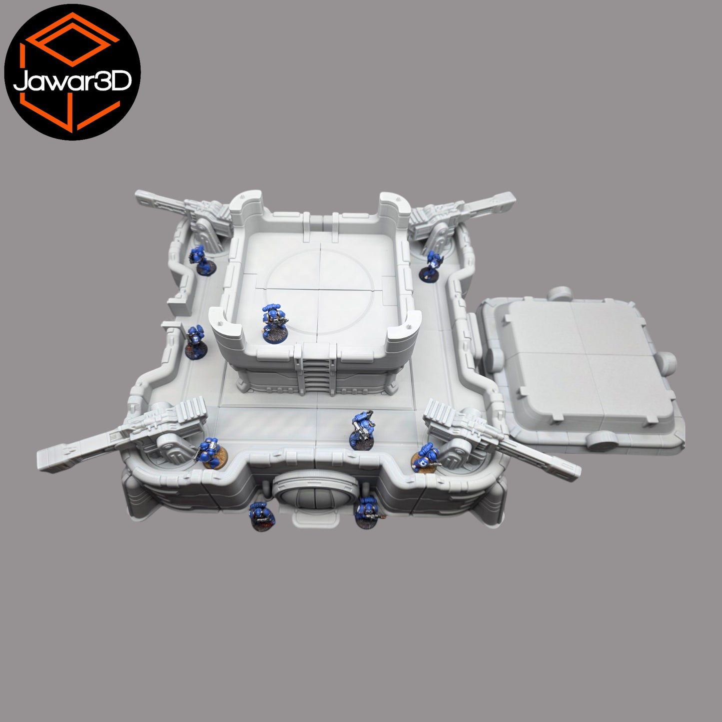 Wargaming 28mm scatter terrain scenery showing 3D-printed item that is compatible with games such as Warhammer 40K, Star Wars Legions, D+D, Dungeons and Dragons, Sci-Fi, Fantasy and other miniature tabletop games. Brand Jawar3d found at www.jawar3d.co.uk.