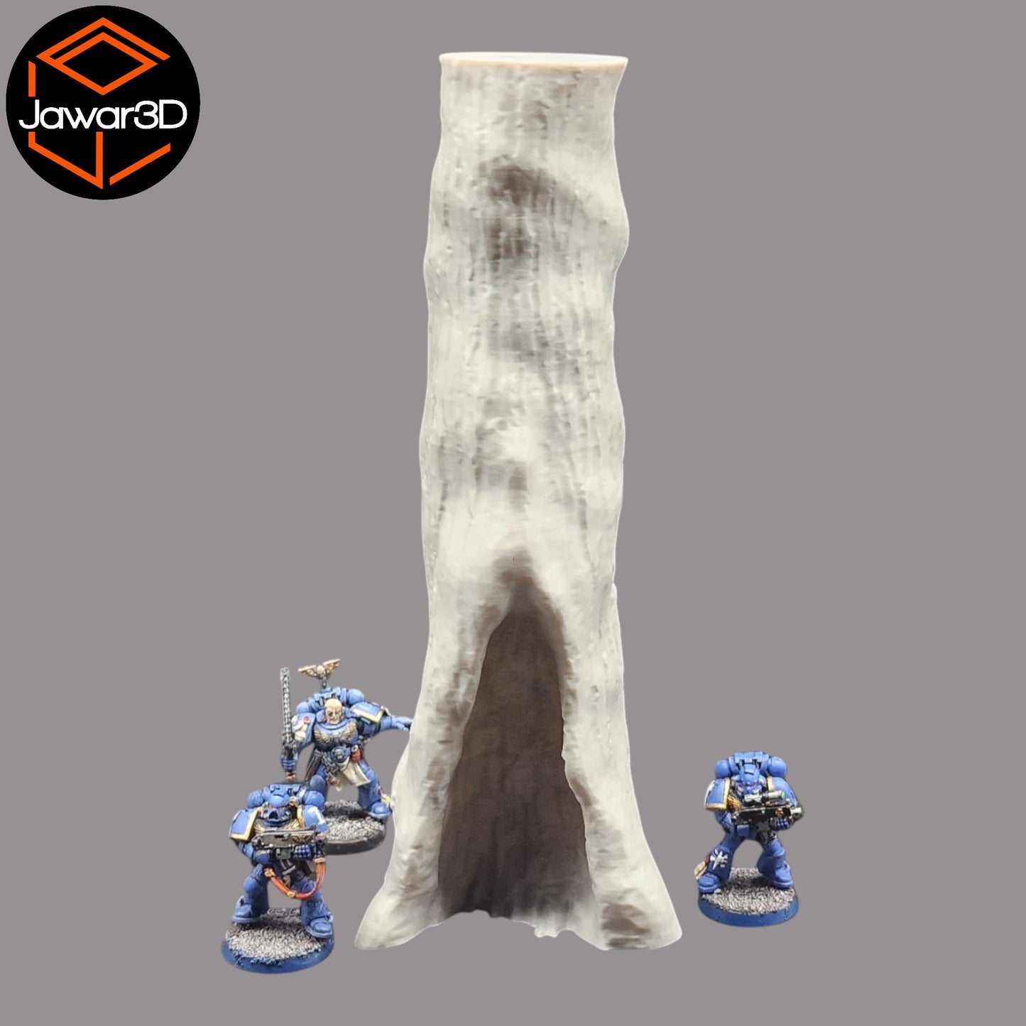 Wargaming 28mm scatter terrain scenery showing 3D-printed item that is compatible with games such as Warhammer 40K, Star Wars Legions, D+D, Dungeons and Dragons, Sci-Fi, Fantasy and other miniature tabletop games. Brand Jawar3d found at www.jawar3d.co.uk.