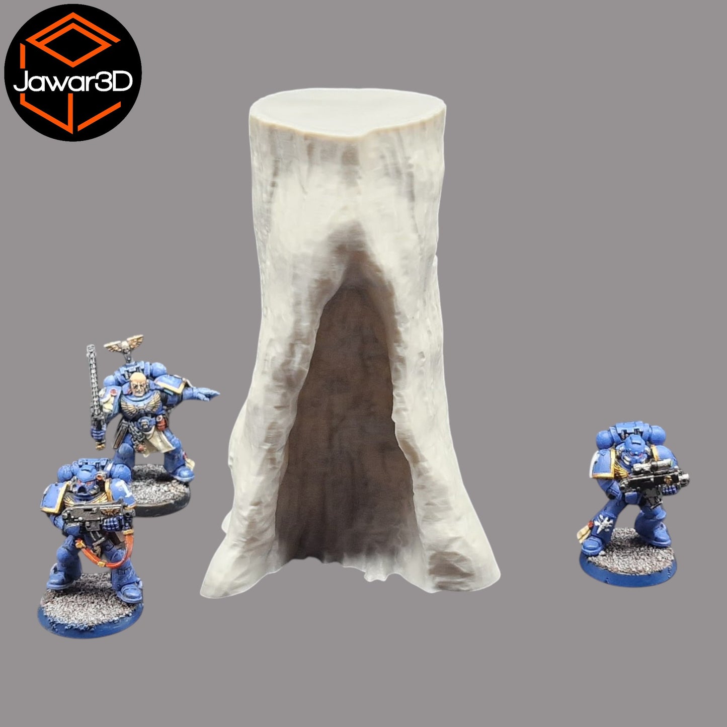 Wargaming 28mm scatter terrain scenery showing 3D-printed item that is compatible with games such as Warhammer 40K, Star Wars Legions, D+D, Dungeons and Dragons, Sci-Fi, Fantasy and other miniature tabletop games. Brand Jawar3d found at www.jawar3d.co.uk.