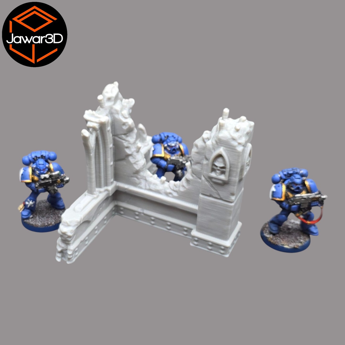 Wargaming 28mm scatter terrain scenery showing 3D-printed item that is compatible with games such as Warhammer 40K, Star Wars Legions, D+D, Dungeons and Dragons, Sci-Fi, Fantasy and other miniature tabletop games. Brand Jawar3d found at www.jawar3d.co.uk.