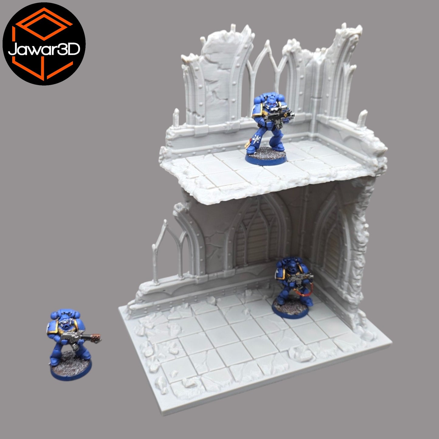 Wargaming 28mm scatter terrain scenery showing 3D-printed item that is compatible with games such as Warhammer 40K, Star Wars Legions, D+D, Dungeons and Dragons, Sci-Fi, Fantasy and other miniature tabletop games. Brand Jawar3d found at www.jawar3d.co.uk.