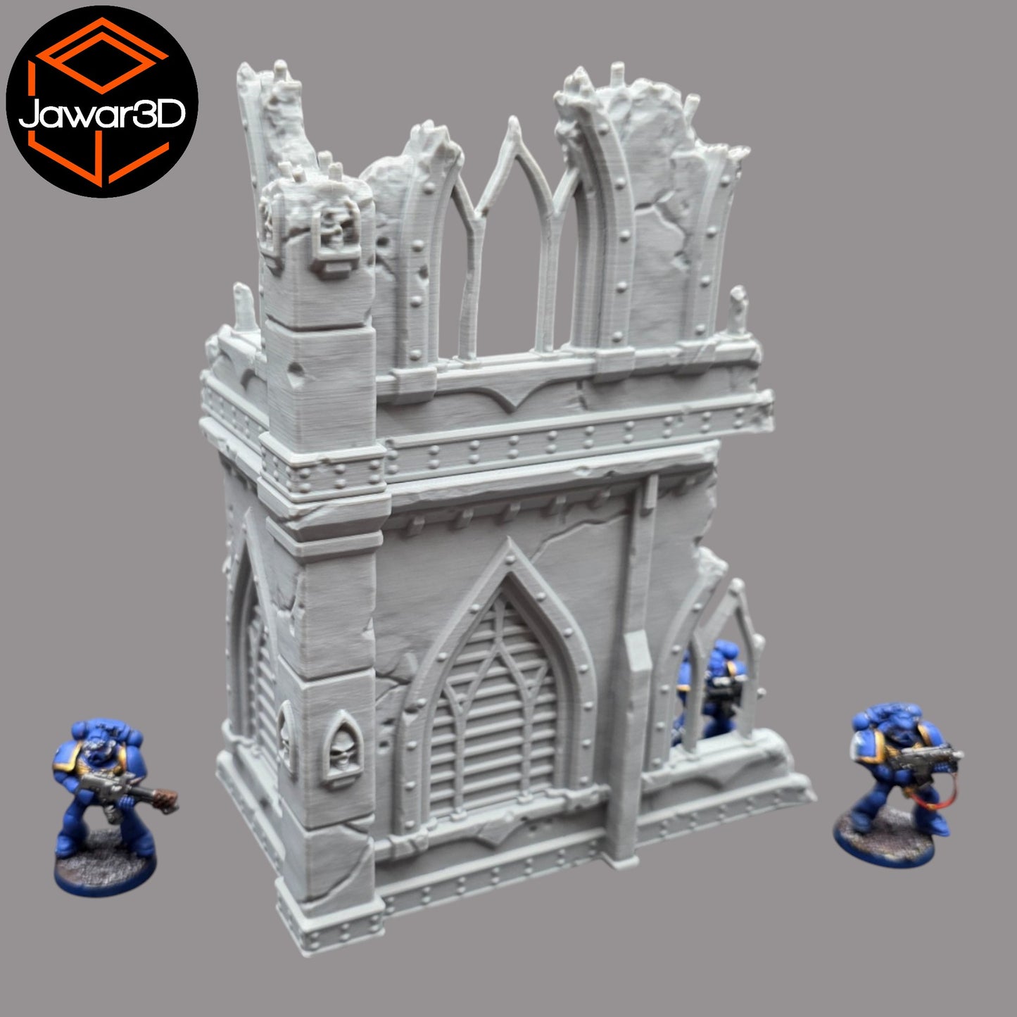 Wargaming 28mm scatter terrain scenery showing 3D-printed item that is compatible with games such as Warhammer 40K, Star Wars Legions, D+D, Dungeons and Dragons, Sci-Fi, Fantasy and other miniature tabletop games. Brand Jawar3d found at www.jawar3d.co.uk.