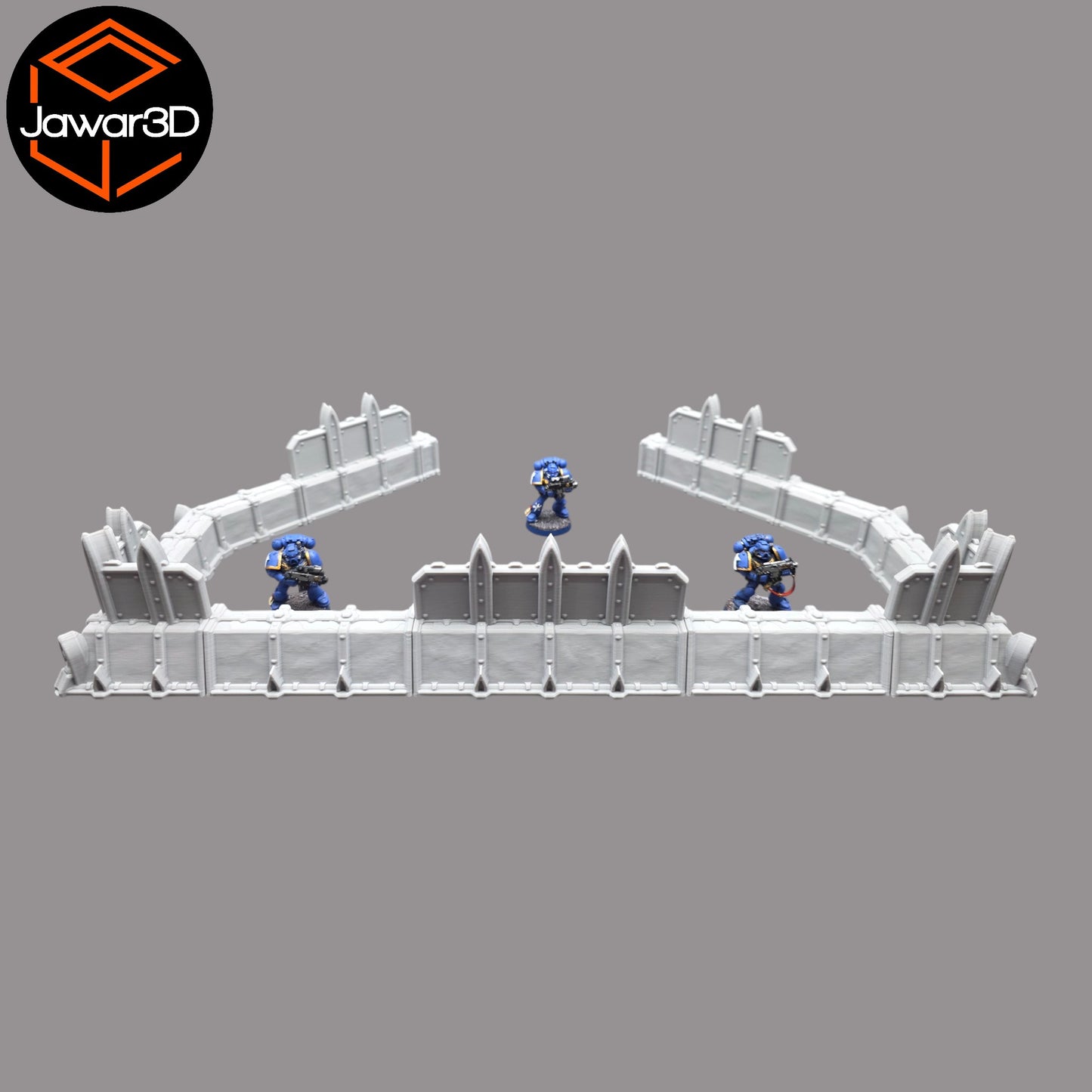 Wargaming 28mm scatter terrain scenery showing 3D-printed Trench Bunker to be compatible with games such as Warhammer 40K, Star Wars Legions, D+D, Dungeons and Dragons, Sci-Fi, Fantasy and other miniature tabletop games. Brand Jawar3d.