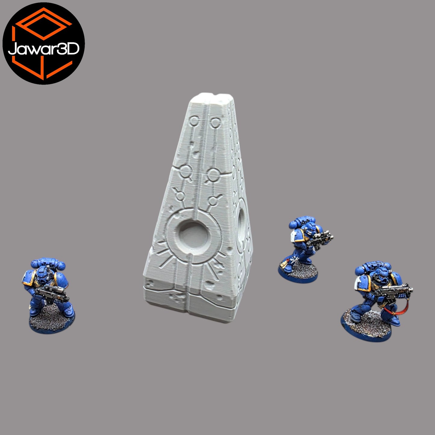 Wargaming 28mm scatter terrain scenery showing 3D-printed item that is compatible with games such as Warhammer 40K, Star Wars Legions, D+D, Dungeons and Dragons, Sci-Fi, Fantasy and other miniature tabletop games. Brand Jawar3d found at www.jawar3d.co.uk.
