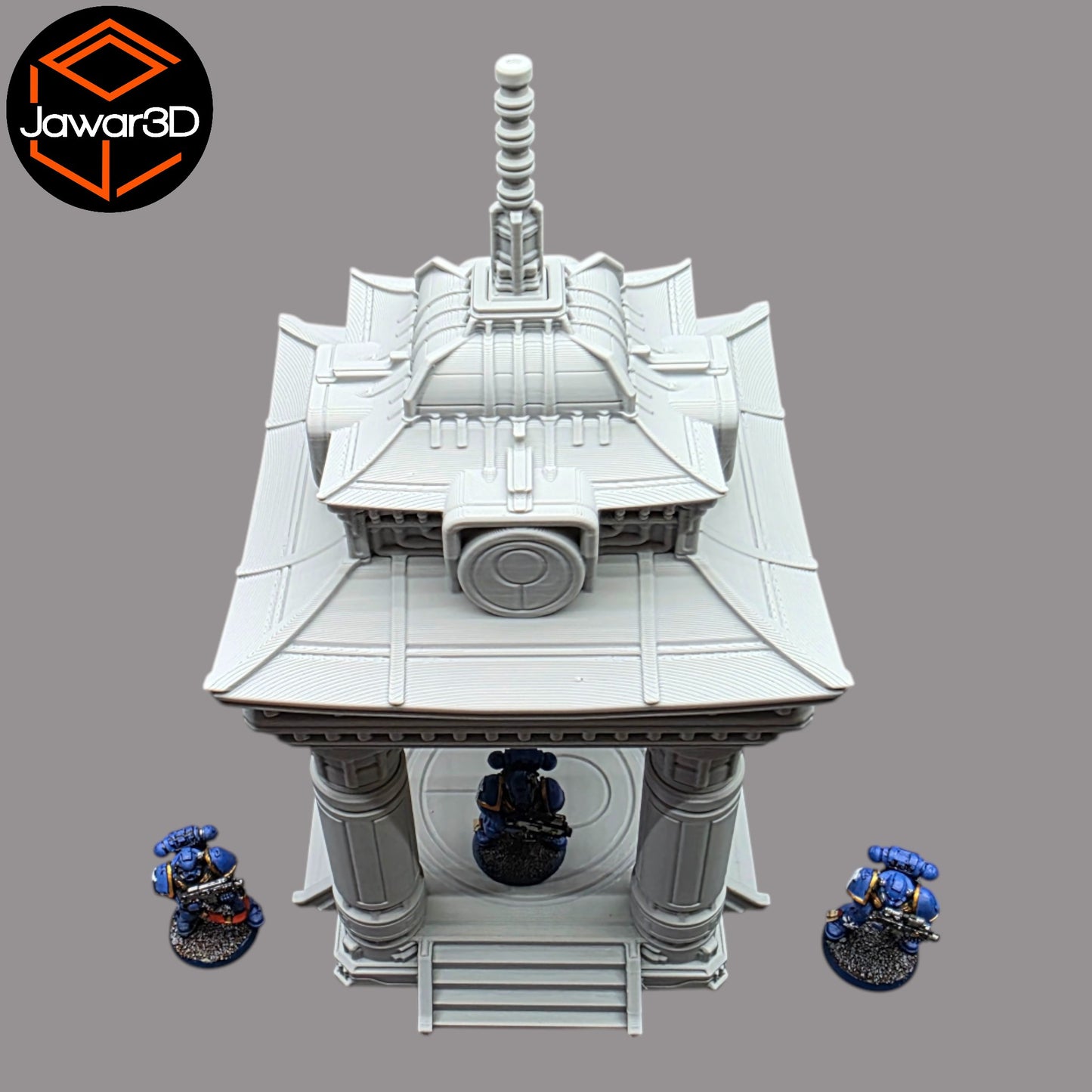 Wargaming 28mm scatter terrain scenery showing 3D-printed item that is compatible with games such as Warhammer 40K, Star Wars Legions, D+D, Dungeons and Dragons, Sci-Fi, Fantasy and other miniature tabletop games. Brand Jawar3d found at www.jawar3d.co.uk.