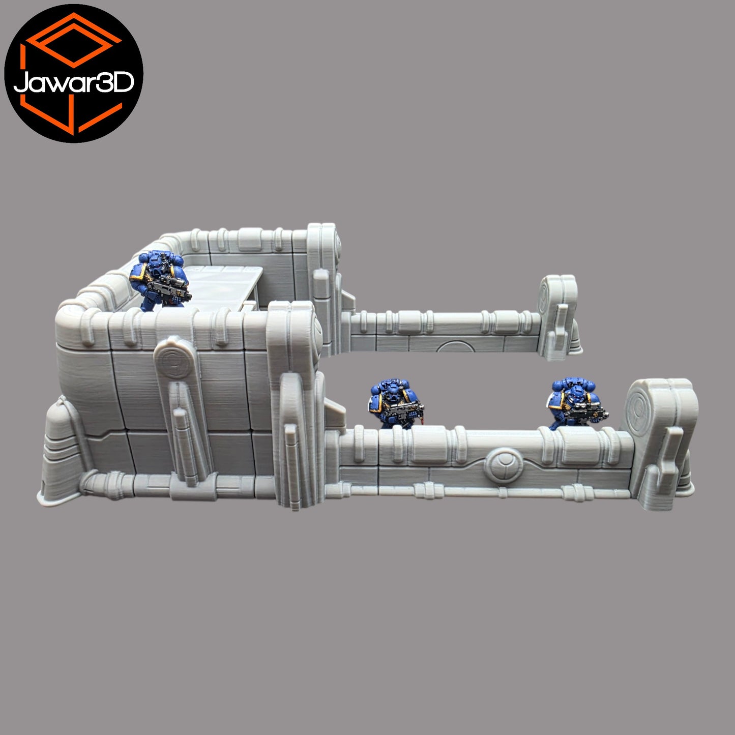Wargaming 28mm scatter terrain scenery showing 3D-printed item that is compatible with games such as Warhammer 40K, Star Wars Legions, D+D, Dungeons and Dragons, Sci-Fi, Fantasy and other miniature tabletop games. Brand Jawar3d found at www.jawar3d.co.uk.