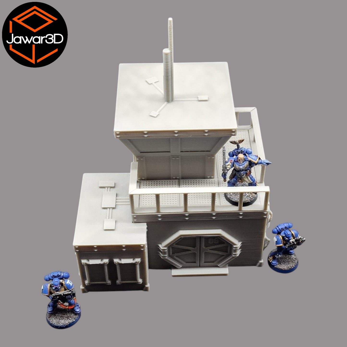 Wargaming 28mm scatter terrain scenery showing 3D-printed item that is compatible with games such as Warhammer 40K, Star Wars Legions, D+D, Dungeons and Dragons, Sci-Fi, Fantasy and other miniature tabletop games. Brand Jawar3d found at www.jawar3d.co.uk.