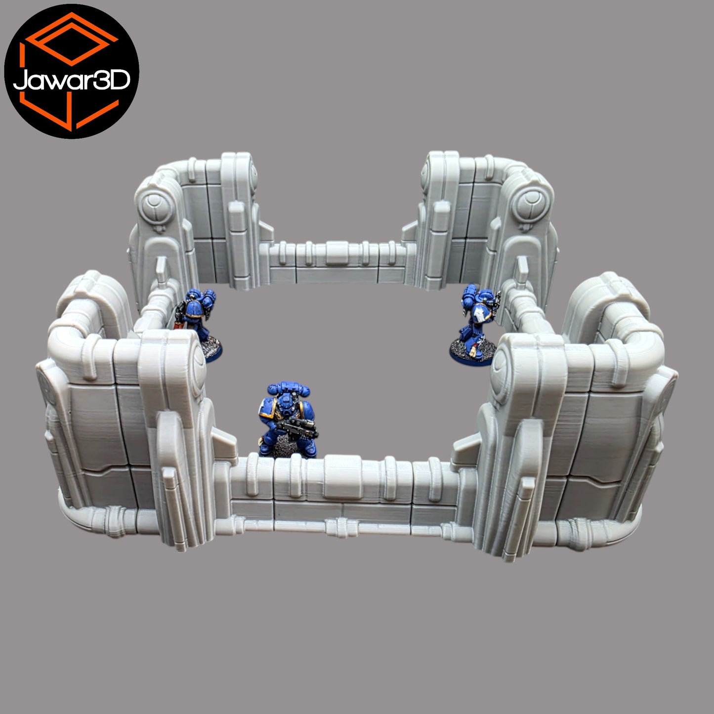 Wargaming 28mm scatter terrain scenery showing 3D-printed item that is compatible with games such as Warhammer 40K, Star Wars Legions, D+D, Dungeons and Dragons, Sci-Fi, Fantasy and other miniature tabletop games. Brand Jawar3d found at www.jawar3d.co.uk.