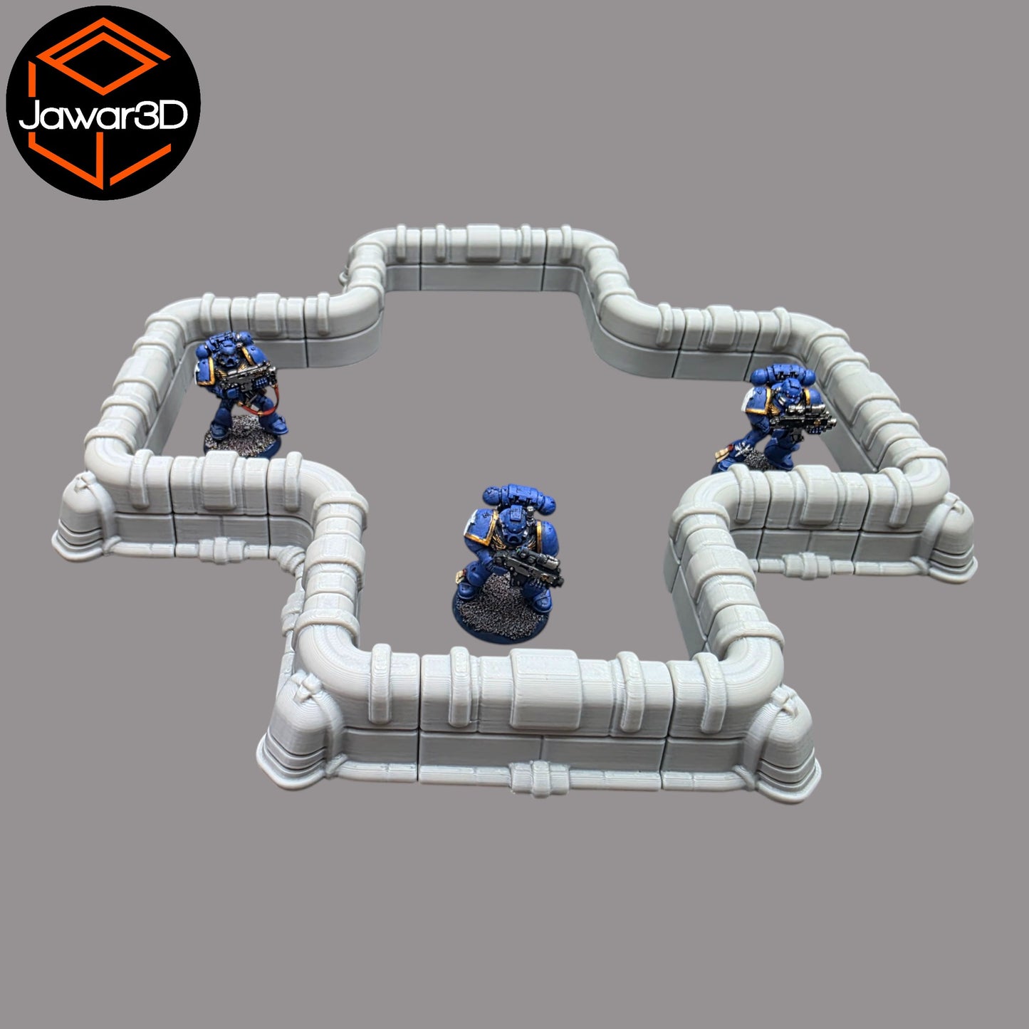 Wargaming 28mm scatter terrain scenery showing 3D-printed item that is compatible with games such as Warhammer 40K, Star Wars Legions, D+D, Dungeons and Dragons, Sci-Fi, Fantasy and other miniature tabletop games. Brand Jawar3d found at www.jawar3d.co.uk.