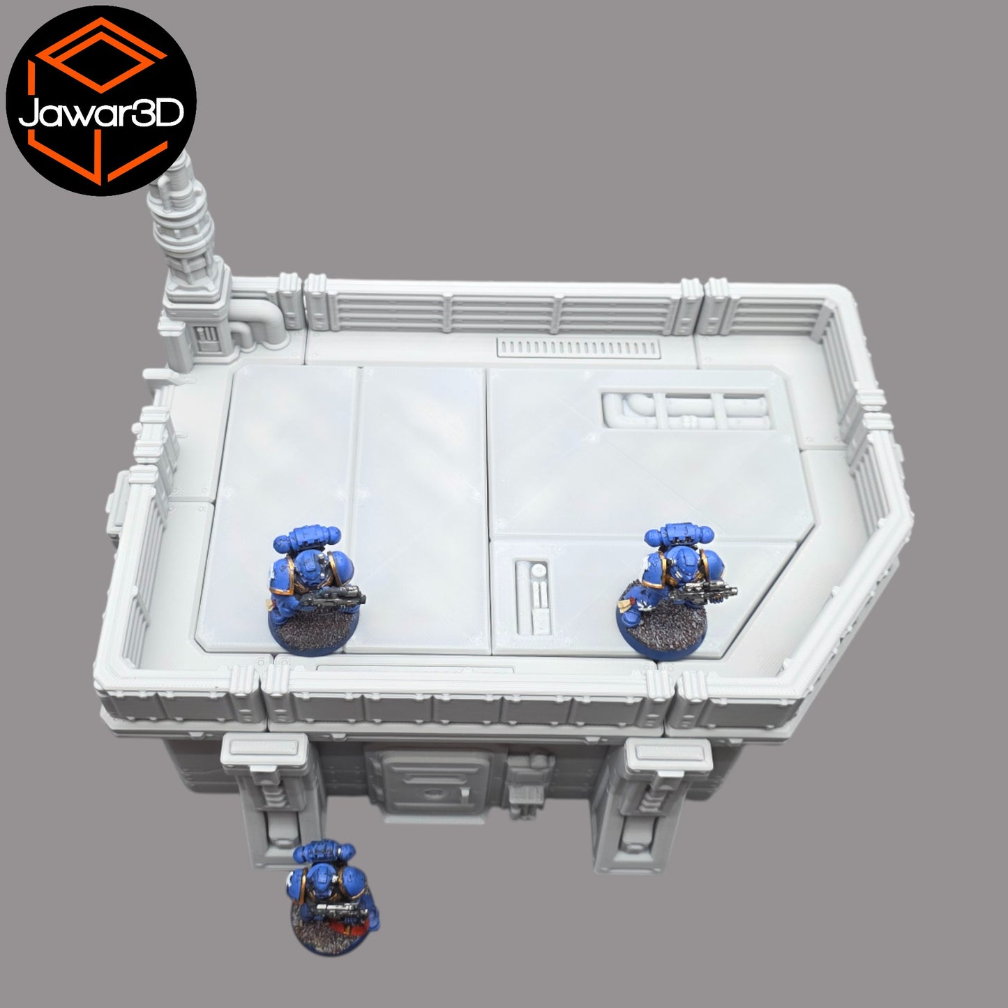 Wargaming 28mm scatter terrain scenery showing 3D-printed item that is compatible with games such as Warhammer 40K, Star Wars Legions, D+D, Dungeons and Dragons, Sci-Fi, Fantasy and other miniature tabletop games. Brand Jawar3d found at www.jawar3d.co.uk.