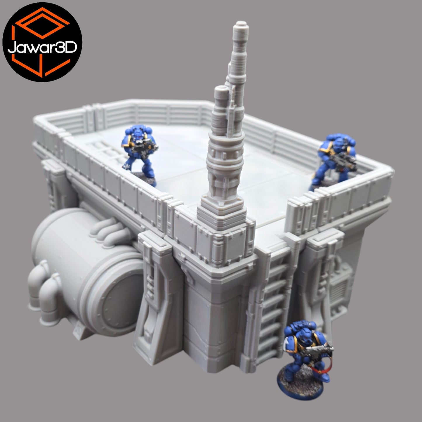 Wargaming 28mm scatter terrain scenery showing 3D-printed item that is compatible with games such as Warhammer 40K, Star Wars Legions, D+D, Dungeons and Dragons, Sci-Fi, Fantasy and other miniature tabletop games. Brand Jawar3d found at www.jawar3d.co.uk.