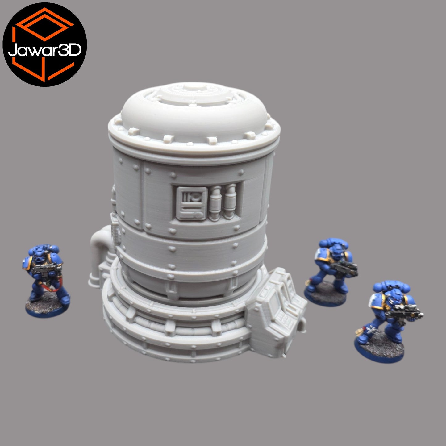 Wargaming 28mm scatter terrain scenery showing 3D-printed item that is compatible with games such as Warhammer 40K, Star Wars Legions, D+D, Dungeons and Dragons, Sci-Fi, Fantasy and other miniature tabletop games. Brand Jawar3d found at www.jawar3d.co.uk.