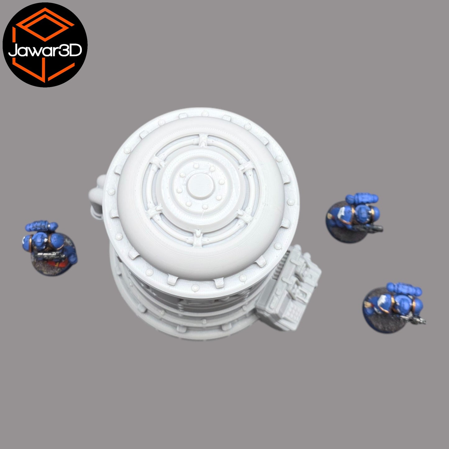 Wargaming 28mm scatter terrain scenery showing 3D-printed item that is compatible with games such as Warhammer 40K, Star Wars Legions, D+D, Dungeons and Dragons, Sci-Fi, Fantasy and other miniature tabletop games. Brand Jawar3d found at www.jawar3d.co.uk.