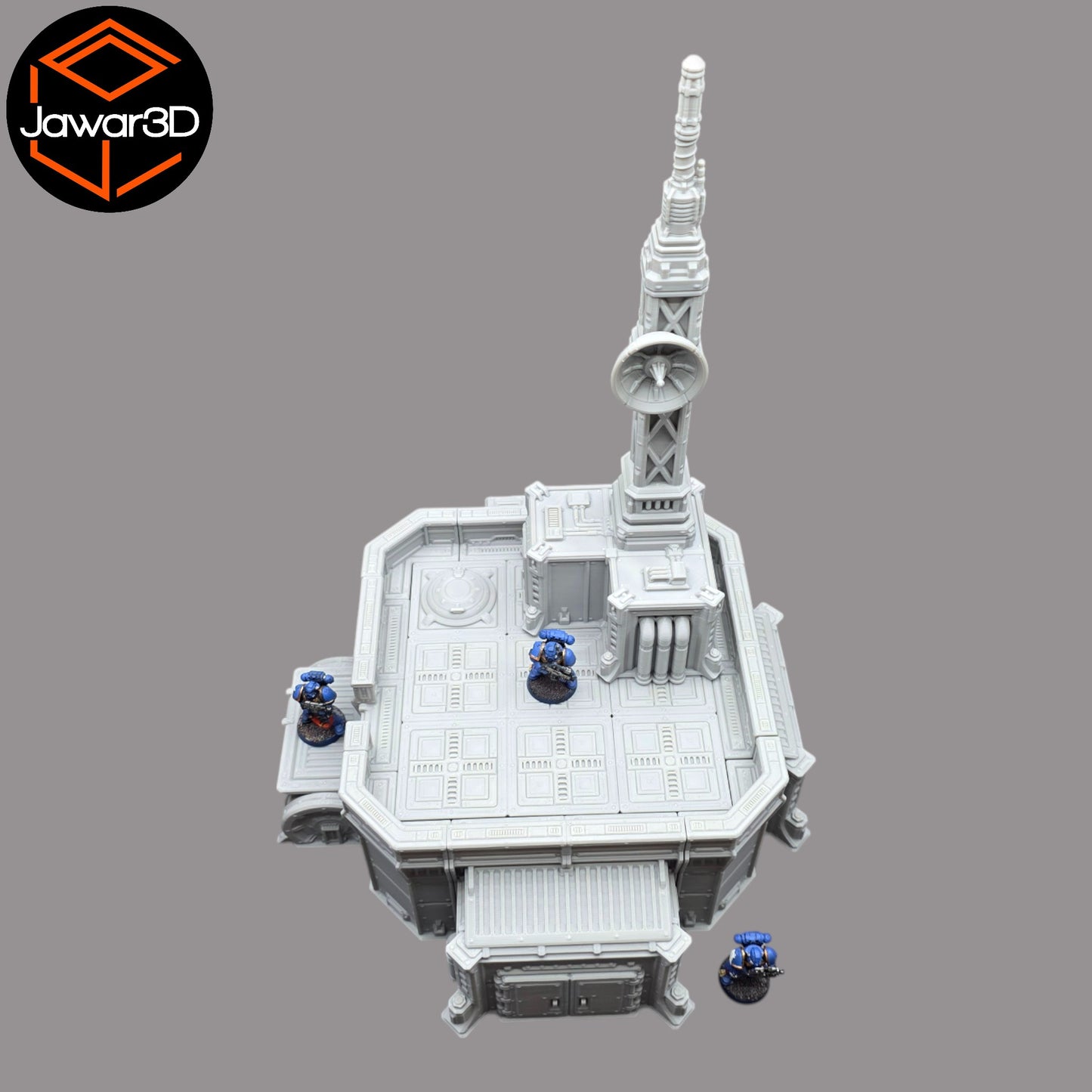 Wargaming 28mm scatter terrain scenery showing 3D-printed item that is compatible with games such as Warhammer 40K, Star Wars Legions, D+D, Dungeons and Dragons, Sci-Fi, Fantasy and other miniature tabletop games. Brand Jawar3d found at www.jawar3d.co.uk.