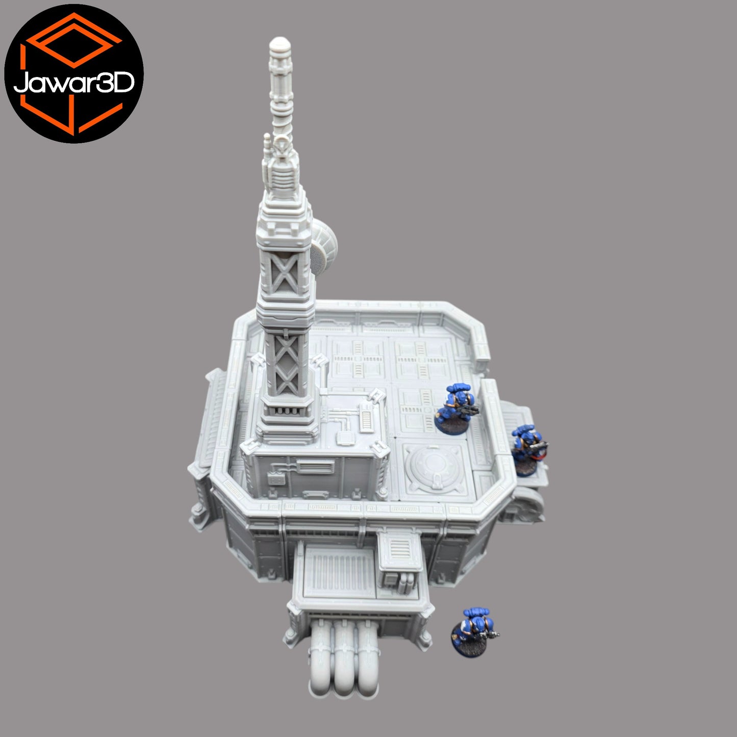 Wargaming 28mm scatter terrain scenery showing 3D-printed item that is compatible with games such as Warhammer 40K, Star Wars Legions, D+D, Dungeons and Dragons, Sci-Fi, Fantasy and other miniature tabletop games. Brand Jawar3d found at www.jawar3d.co.uk.