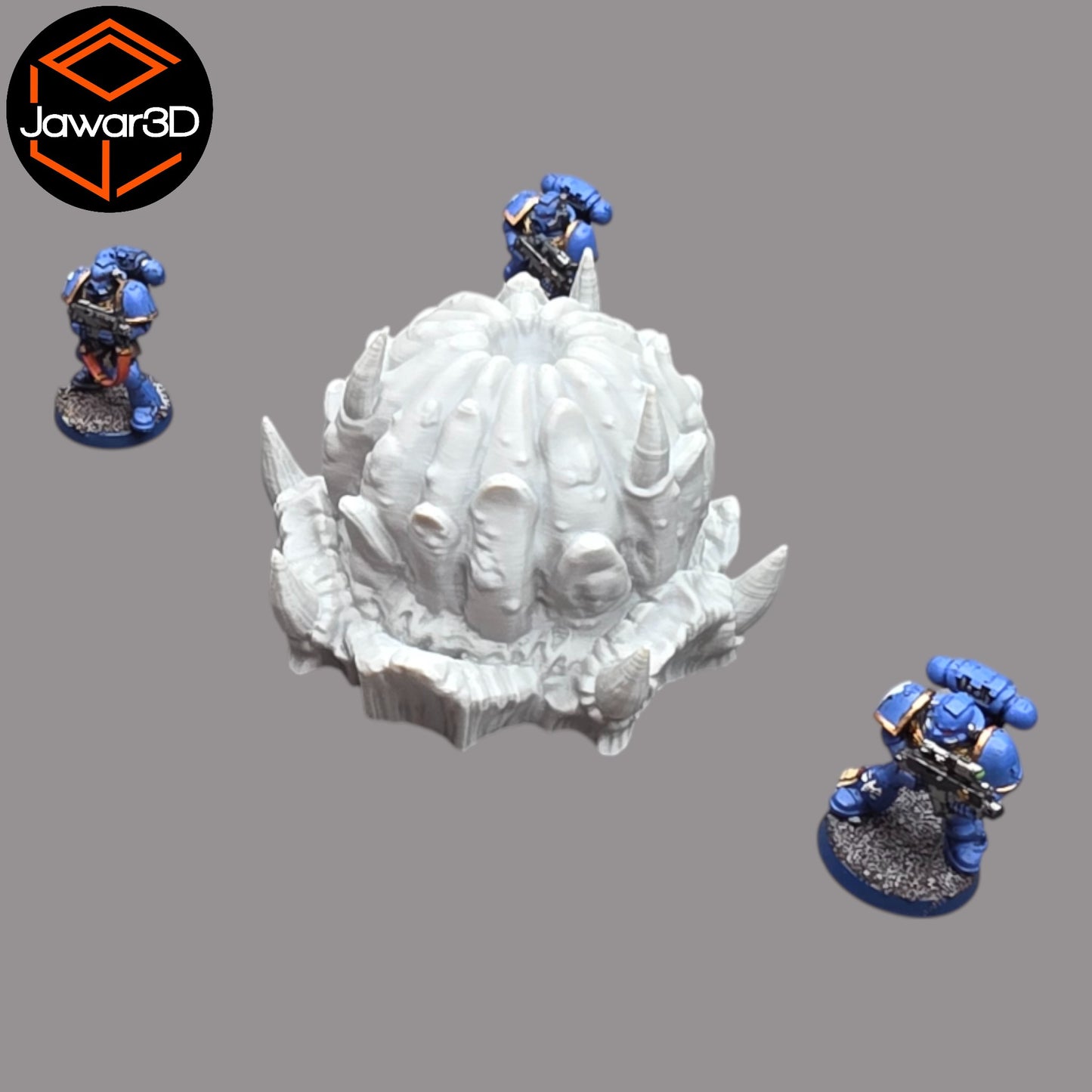 Wargaming 28mm scatter terrain scenery showing 3D-printed item that is compatible with games such as Warhammer 40K, Star Wars Legions, D+D, Dungeons and Dragons, Sci-Fi, Fantasy and other miniature tabletop games. Brand Jawar3d found at www.jawar3d.co.uk.