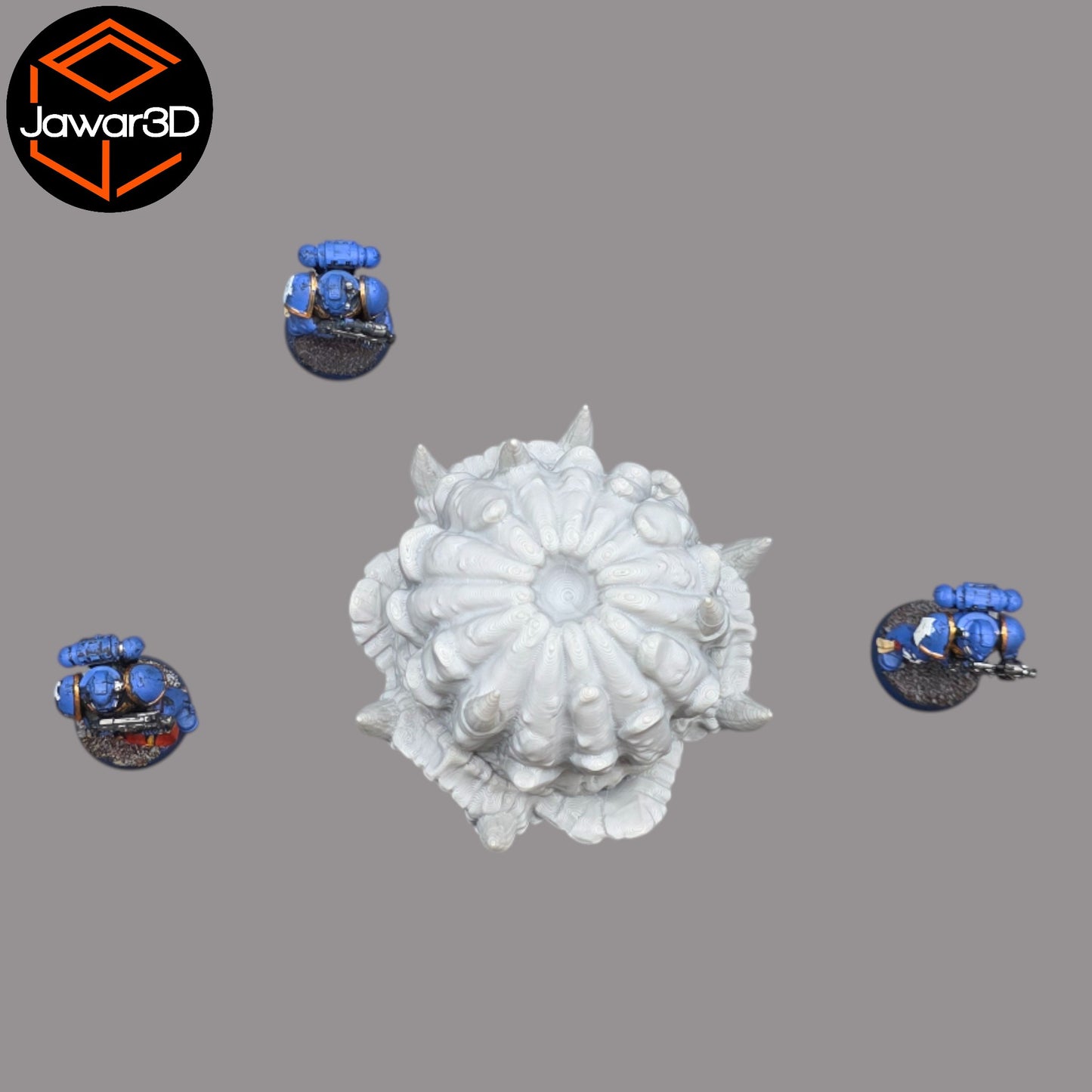 Wargaming 28mm scatter terrain scenery showing 3D-printed item that is compatible with games such as Warhammer 40K, Star Wars Legions, D+D, Dungeons and Dragons, Sci-Fi, Fantasy and other miniature tabletop games. Brand Jawar3d found at www.jawar3d.co.uk.