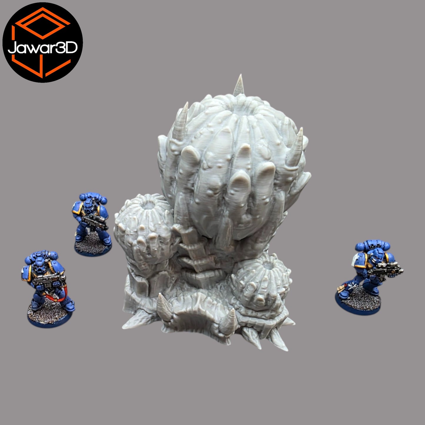 Wargaming 28mm scatter terrain scenery showing 3D-printed item that is compatible with games such as Warhammer 40K, Star Wars Legions, D+D, Dungeons and Dragons, Sci-Fi, Fantasy and other miniature tabletop games. Brand Jawar3d found at www.jawar3d.co.uk.