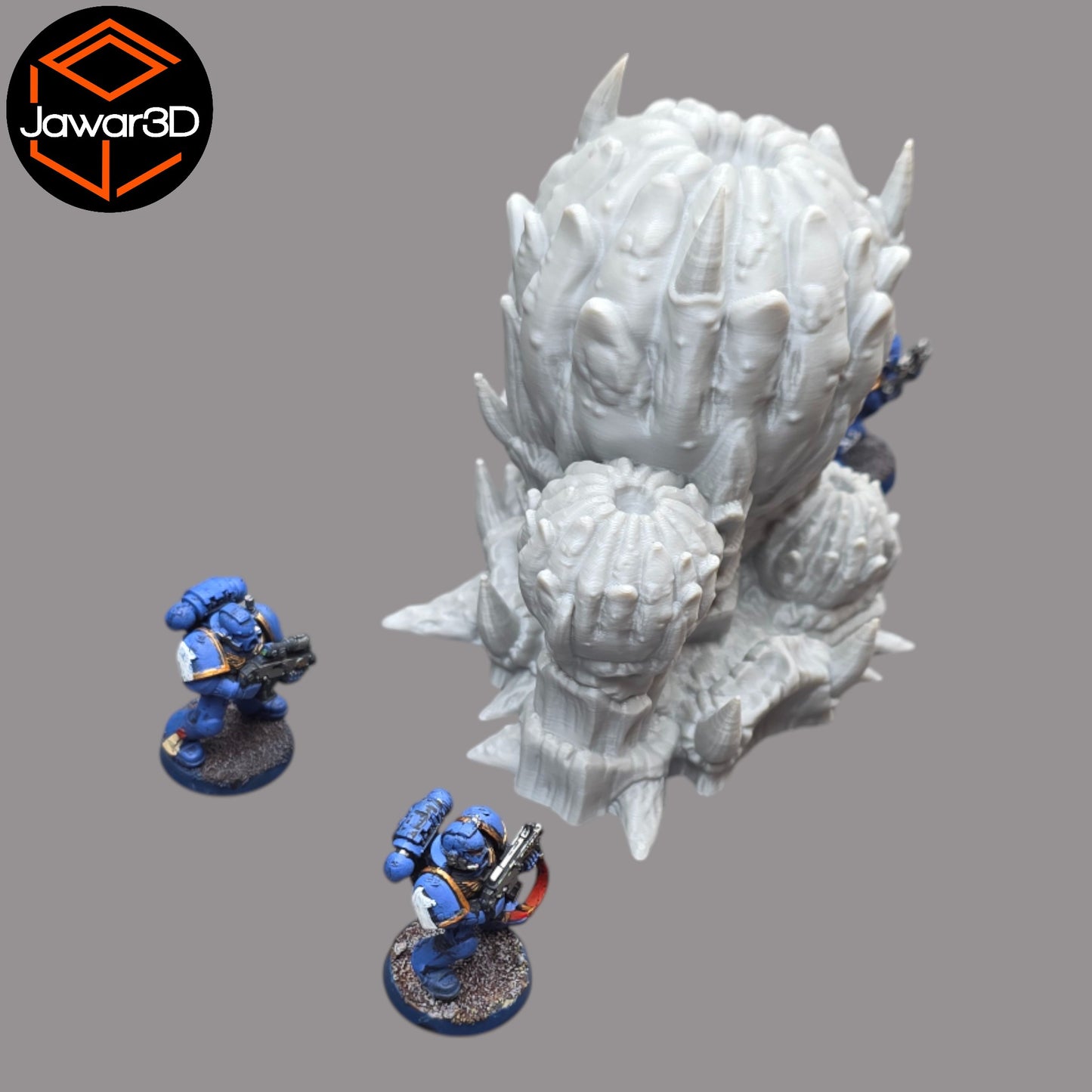 Wargaming 28mm scatter terrain scenery showing 3D-printed item that is compatible with games such as Warhammer 40K, Star Wars Legions, D+D, Dungeons and Dragons, Sci-Fi, Fantasy and other miniature tabletop games. Brand Jawar3d found at www.jawar3d.co.uk.