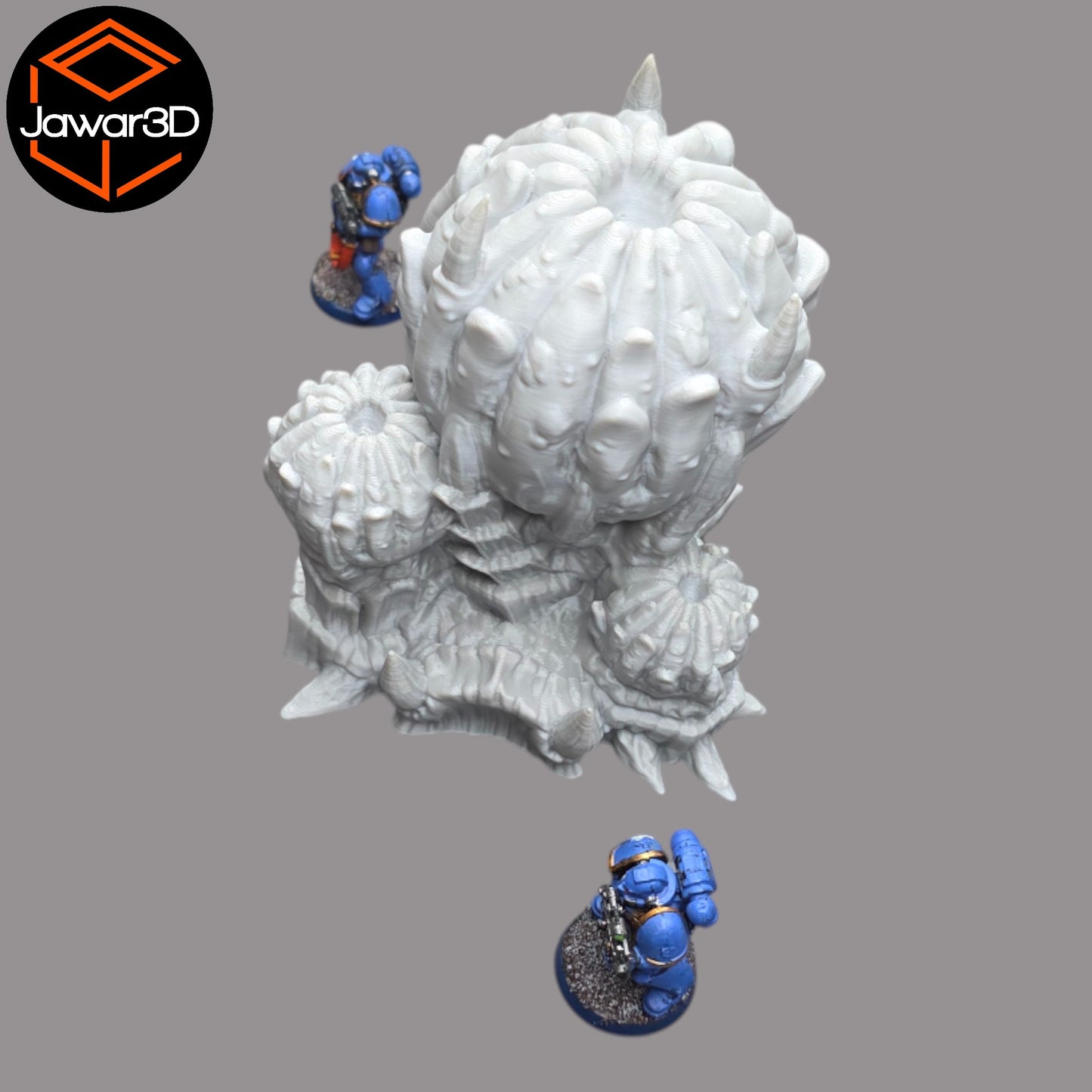 Wargaming 28mm scatter terrain scenery showing 3D-printed item that is compatible with games such as Warhammer 40K, Star Wars Legions, D+D, Dungeons and Dragons, Sci-Fi, Fantasy and other miniature tabletop games. Brand Jawar3d found at www.jawar3d.co.uk.