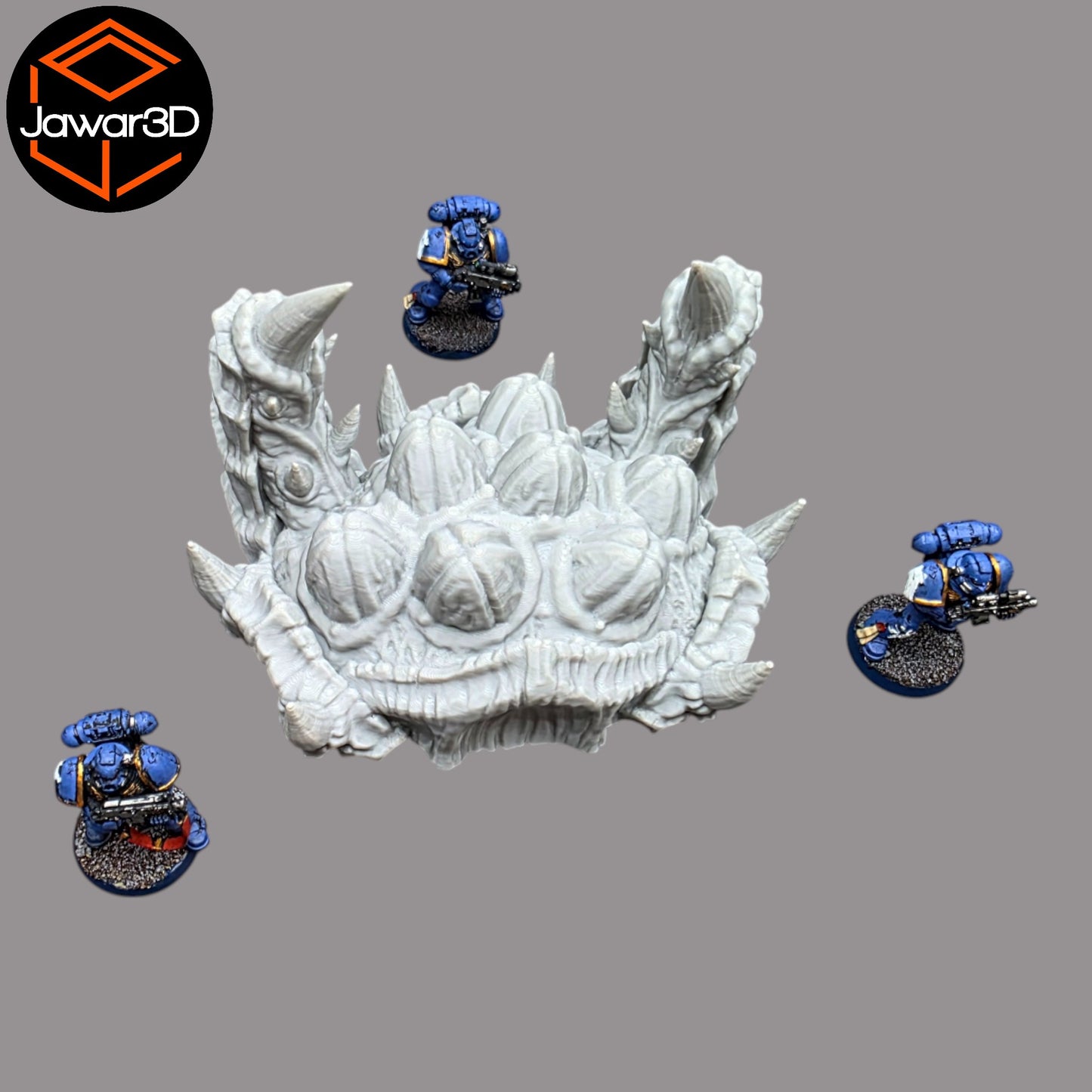 Wargaming 28mm scatter terrain scenery showing 3D-printed item that is compatible with games such as Warhammer 40K, Star Wars Legions, D+D, Dungeons and Dragons, Sci-Fi, Fantasy and other miniature tabletop games. Brand Jawar3d found at www.jawar3d.co.uk.
