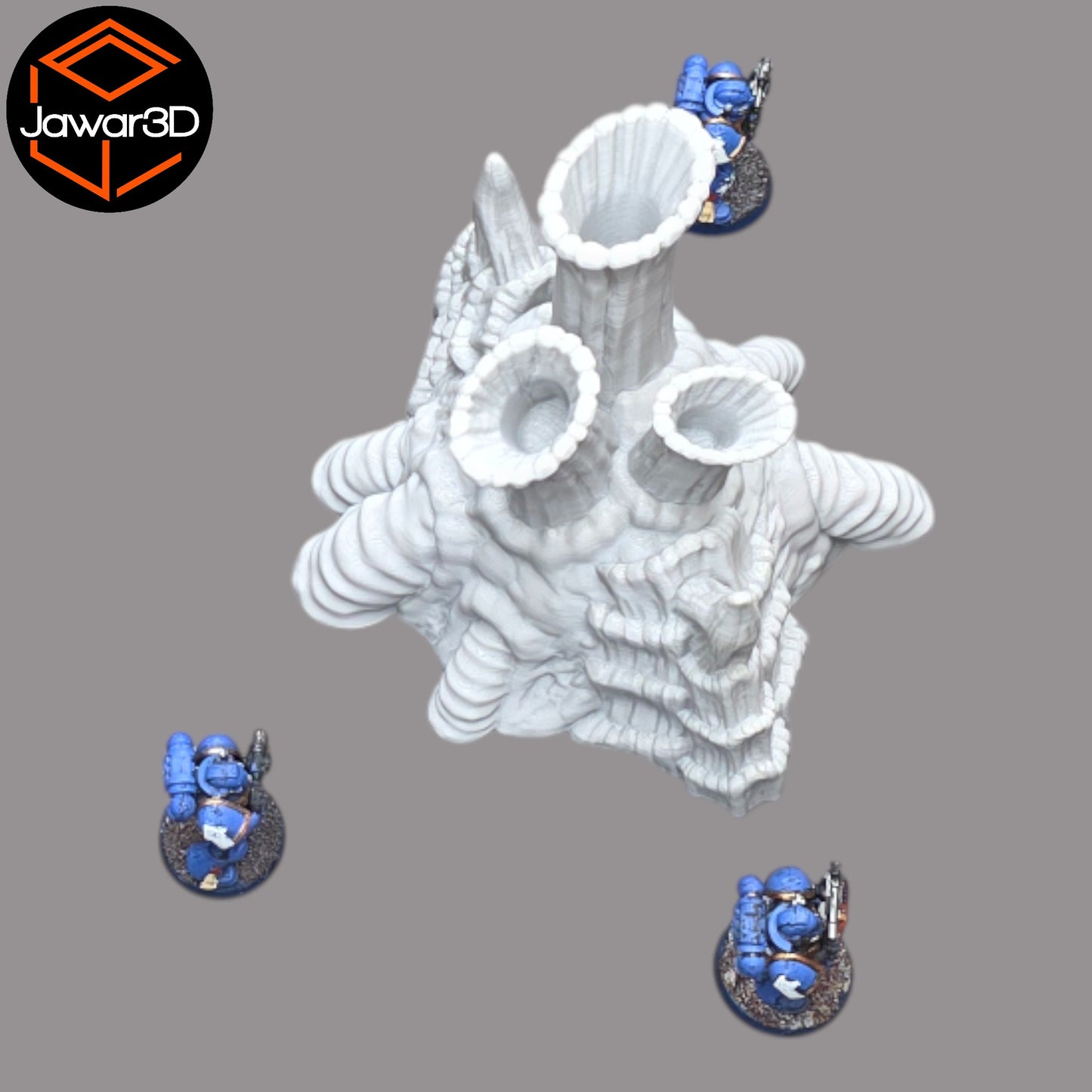 Wargaming 28mm scatter terrain scenery showing 3D-printed item that is compatible with games such as Warhammer 40K, Star Wars Legions, D+D, Dungeons and Dragons, Sci-Fi, Fantasy and other miniature tabletop games. Brand Jawar3d found at www.jawar3d.co.uk.