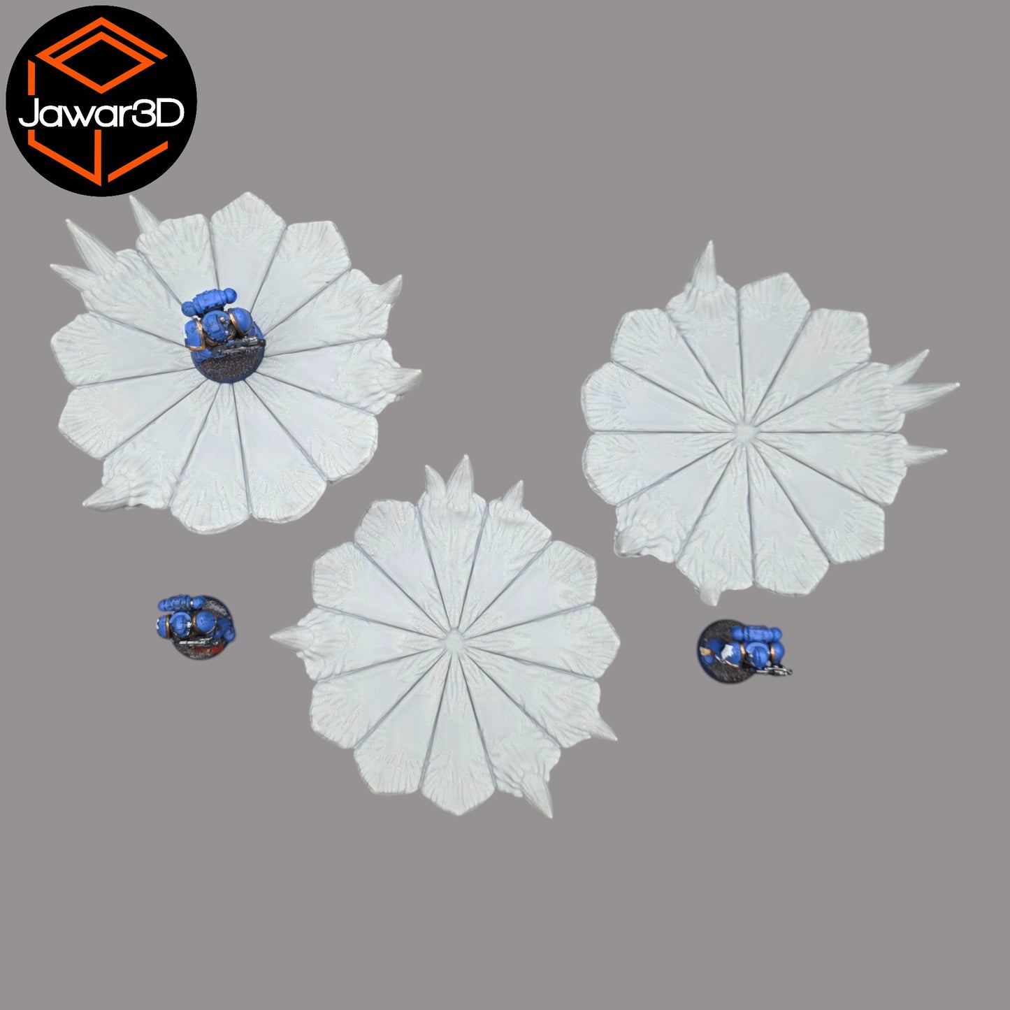 Wargaming 28mm scatter terrain scenery showing 3D-printed item that is compatible with games such as Warhammer 40K, Star Wars Legions, D+D, Dungeons and Dragons, Sci-Fi, Fantasy and other miniature tabletop games. Brand Jawar3d found at www.jawar3d.co.uk.