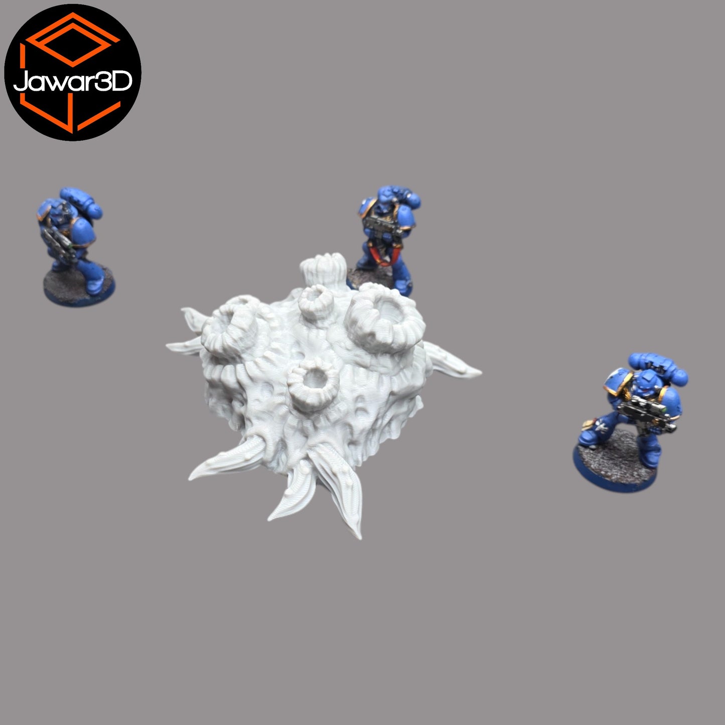 Wargaming 28mm scatter terrain scenery showing 3D-printed item that is compatible with games such as Warhammer 40K, Star Wars Legions, D+D, Dungeons and Dragons, Sci-Fi, Fantasy and other miniature tabletop games. Brand Jawar3d found at www.jawar3d.co.uk.