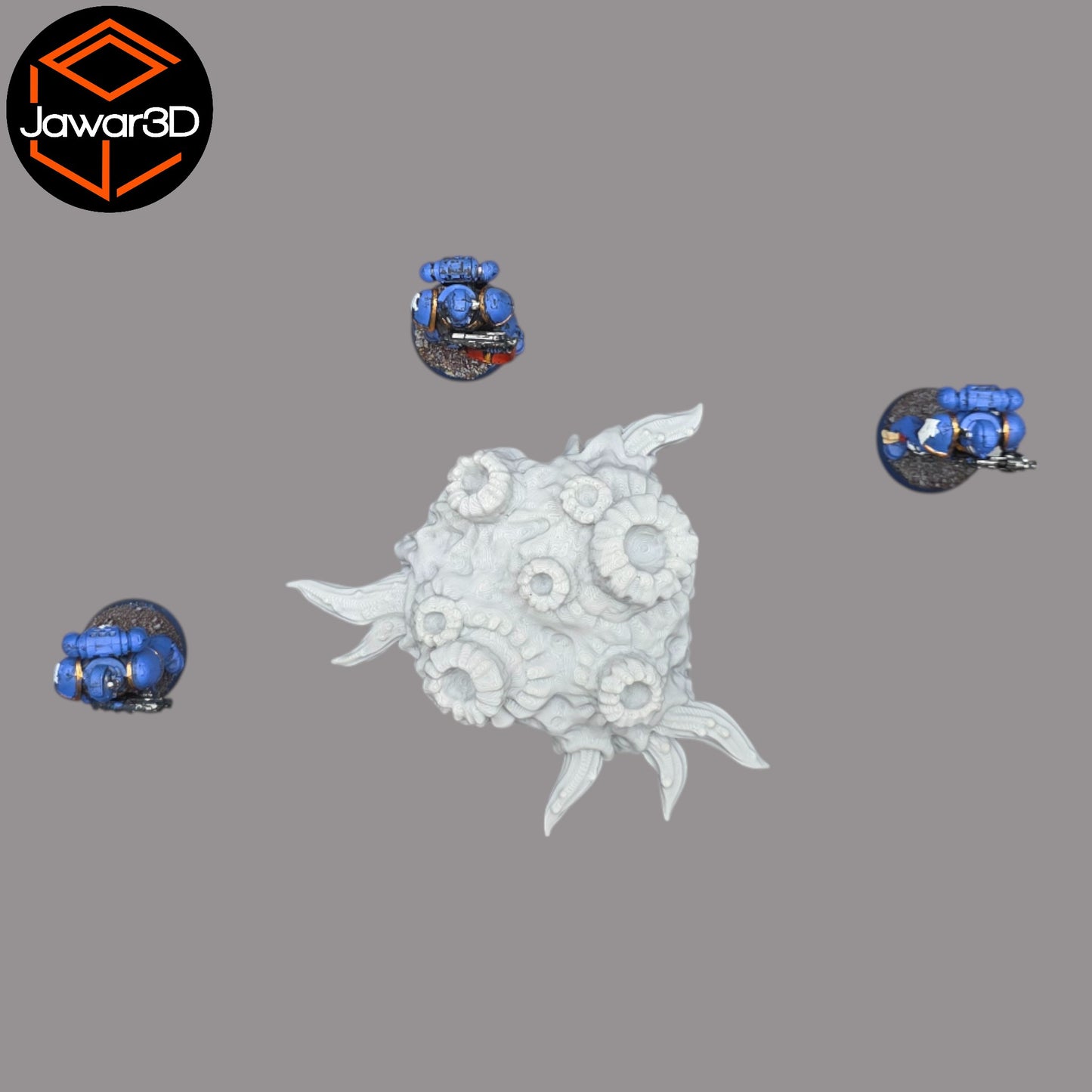 Wargaming 28mm scatter terrain scenery showing 3D-printed item that is compatible with games such as Warhammer 40K, Star Wars Legions, D+D, Dungeons and Dragons, Sci-Fi, Fantasy and other miniature tabletop games. Brand Jawar3d found at www.jawar3d.co.uk.