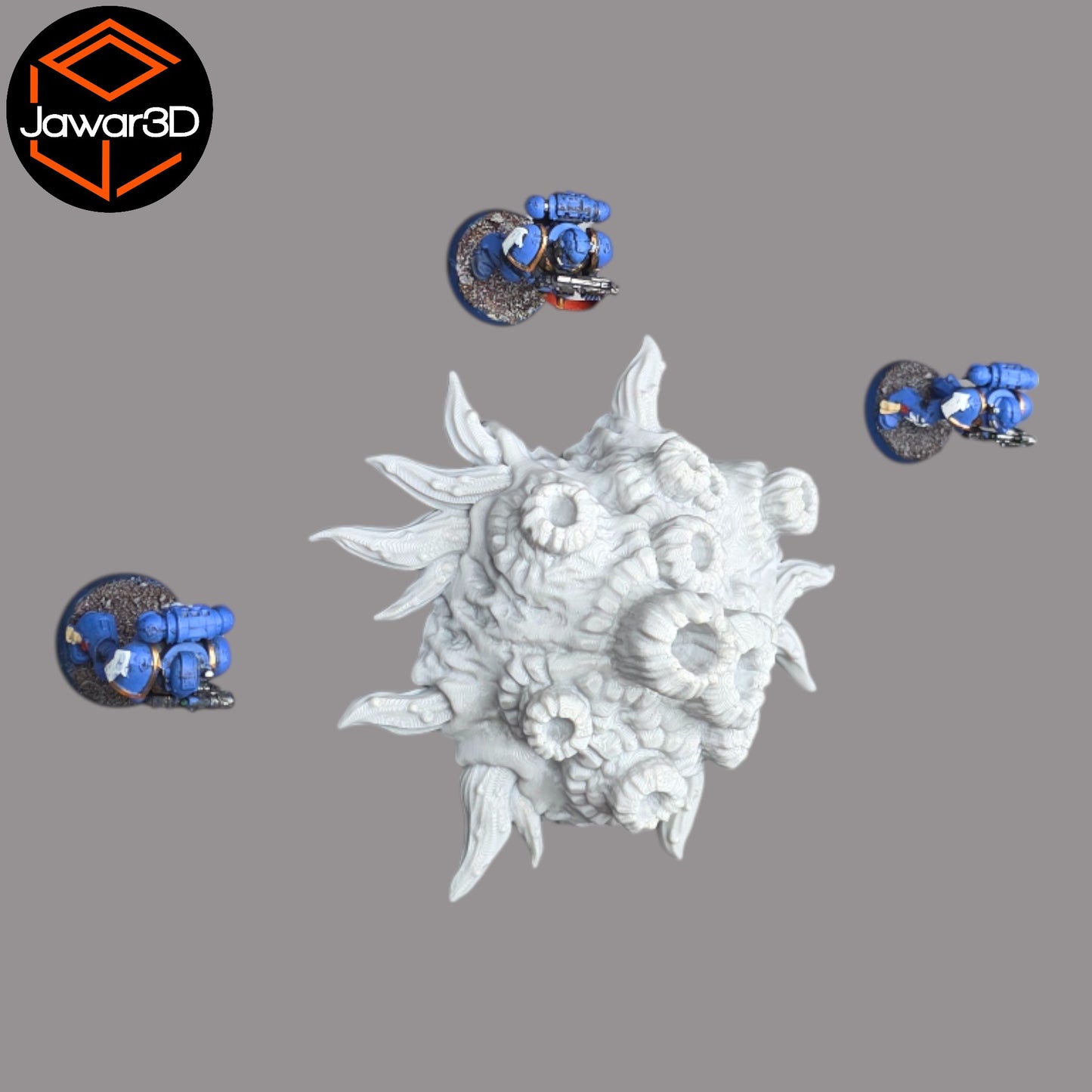 Wargaming 28mm scatter terrain scenery showing 3D-printed item that is compatible with games such as Warhammer 40K, Star Wars Legions, D+D, Dungeons and Dragons, Sci-Fi, Fantasy and other miniature tabletop games. Brand Jawar3d found at www.jawar3d.co.uk.