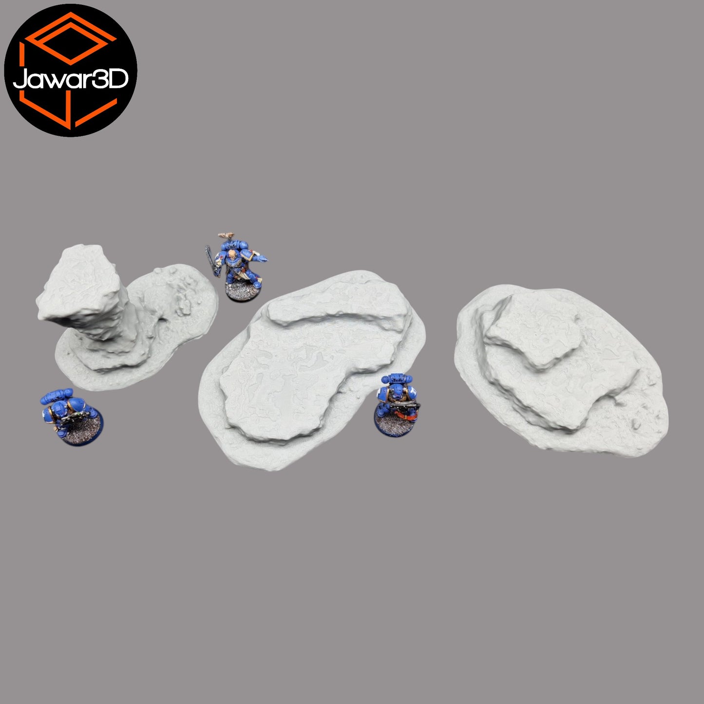 Wargaming 28mm scatter terrain scenery showing 3D-printed item that is compatible with games such as Warhammer 40K, Star Wars Legions, D+D, Dungeons and Dragons, Sci-Fi, Fantasy and other miniature tabletop games. Brand Jawar3d found at www.jawar3d.co.uk.