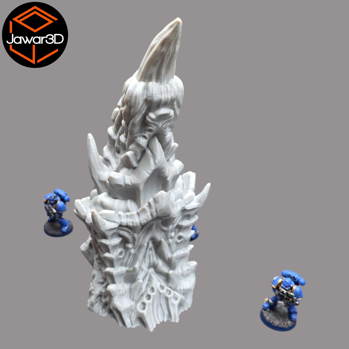 Wargaming 28mm scatter terrain scenery showing 3D-printed item that is compatible with games such as Warhammer 40K, Star Wars Legions, D+D, Dungeons and Dragons, Sci-Fi, Fantasy and other miniature tabletop games. Brand Jawar3d found at www.jawar3d.co.uk.