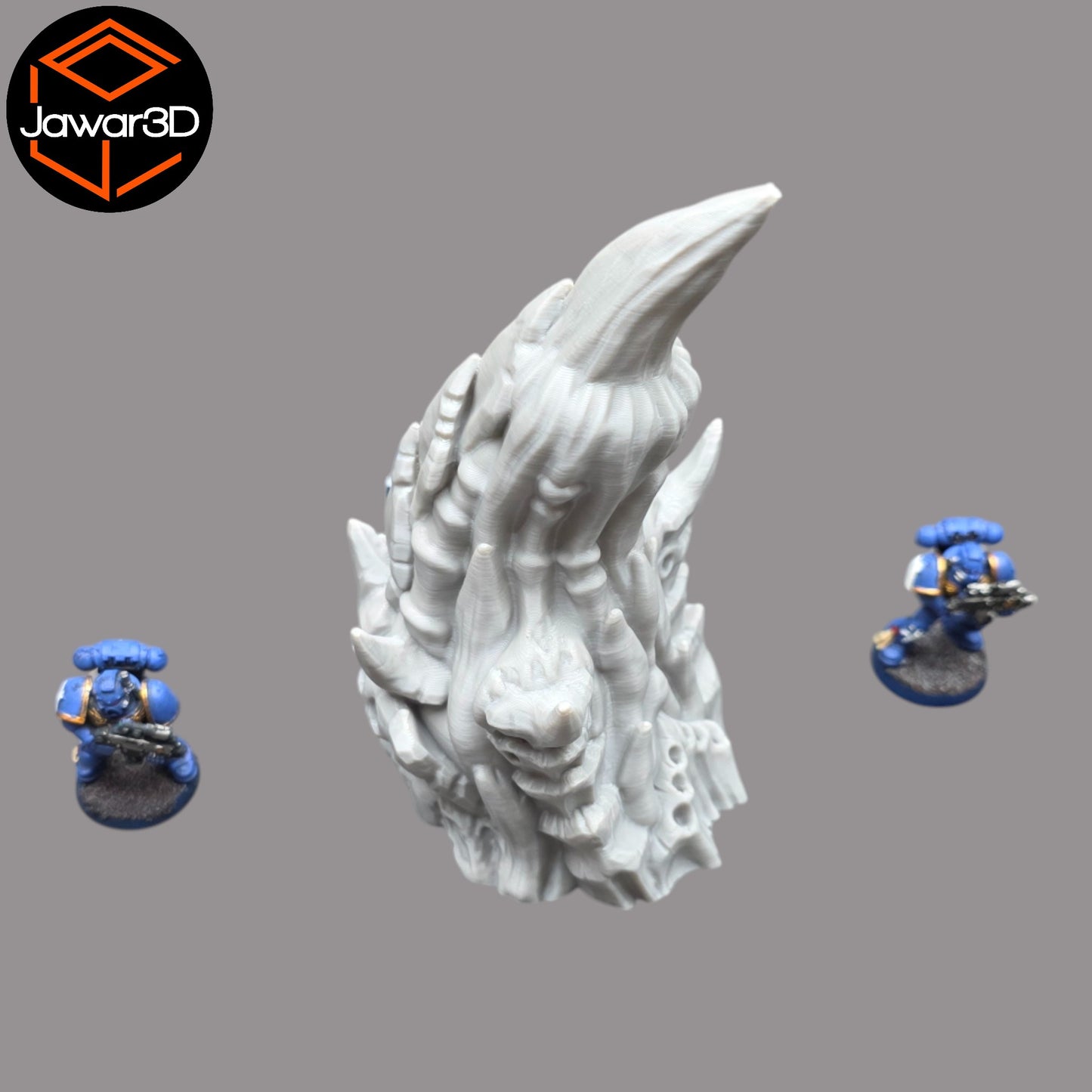 Wargaming 28mm scatter terrain scenery showing 3D-printed item that is compatible with games such as Warhammer 40K, Star Wars Legions, D+D, Dungeons and Dragons, Sci-Fi, Fantasy and other miniature tabletop games. Brand Jawar3d found at www.jawar3d.co.uk.