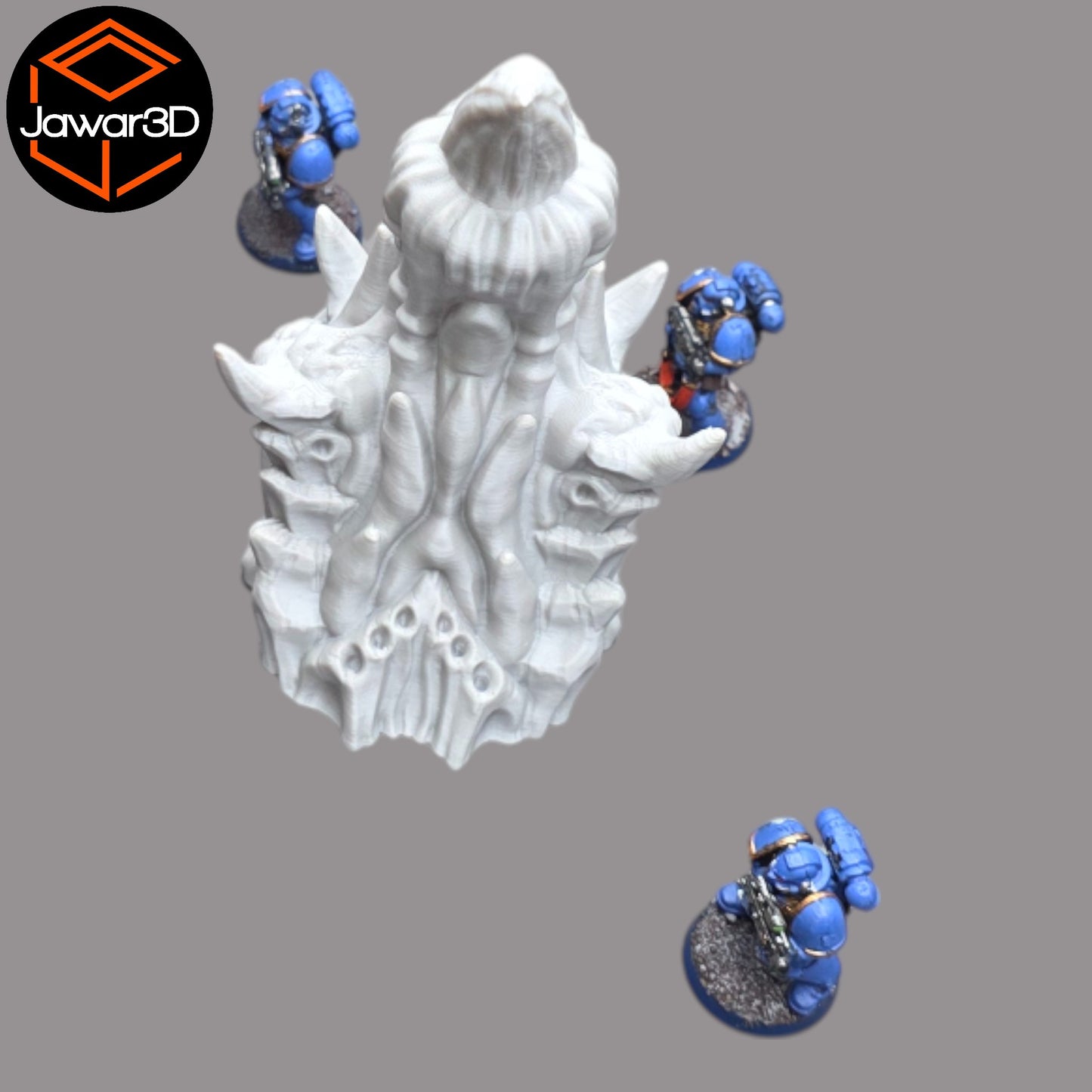 Wargaming 28mm scatter terrain scenery showing 3D-printed item that is compatible with games such as Warhammer 40K, Star Wars Legions, D+D, Dungeons and Dragons, Sci-Fi, Fantasy and other miniature tabletop games. Brand Jawar3d found at www.jawar3d.co.uk.