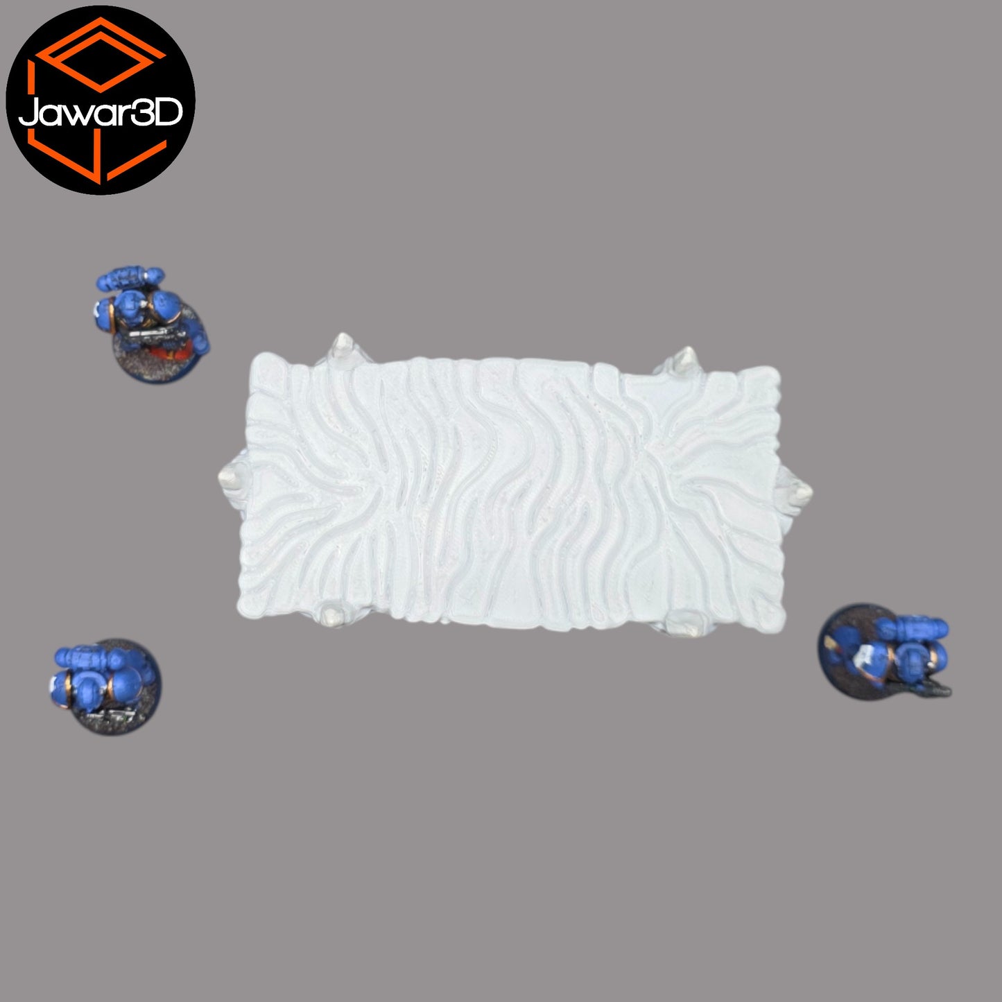 Wargaming 28mm scatter terrain scenery showing 3D-printed item that is compatible with games such as Warhammer 40K, Star Wars Legions, D+D, Dungeons and Dragons, Sci-Fi, Fantasy and other miniature tabletop games. Brand Jawar3d found at www.jawar3d.co.uk.