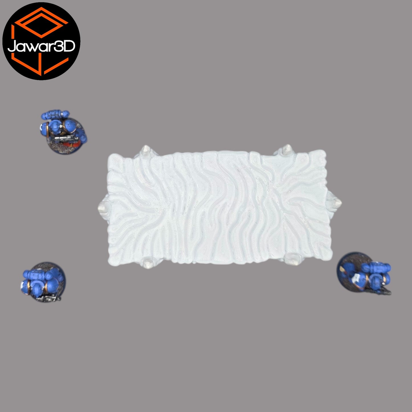 Wargaming 28mm scatter terrain scenery showing 3D-printed item that is compatible with games such as Warhammer 40K, Star Wars Legions, D+D, Dungeons and Dragons, Sci-Fi, Fantasy and other miniature tabletop games. Brand Jawar3d found at www.jawar3d.co.uk.