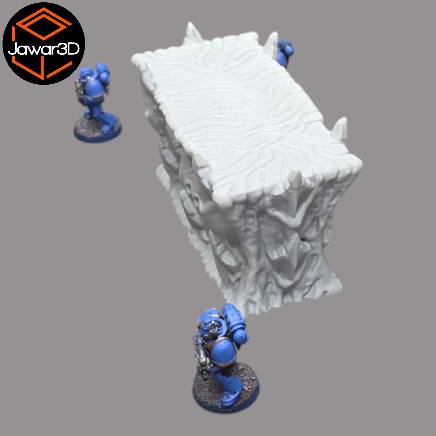 Wargaming 28mm scatter terrain scenery showing 3D-printed item that is compatible with games such as Warhammer 40K, Star Wars Legions, D+D, Dungeons and Dragons, Sci-Fi, Fantasy and other miniature tabletop games. Brand Jawar3d found at www.jawar3d.co.uk.