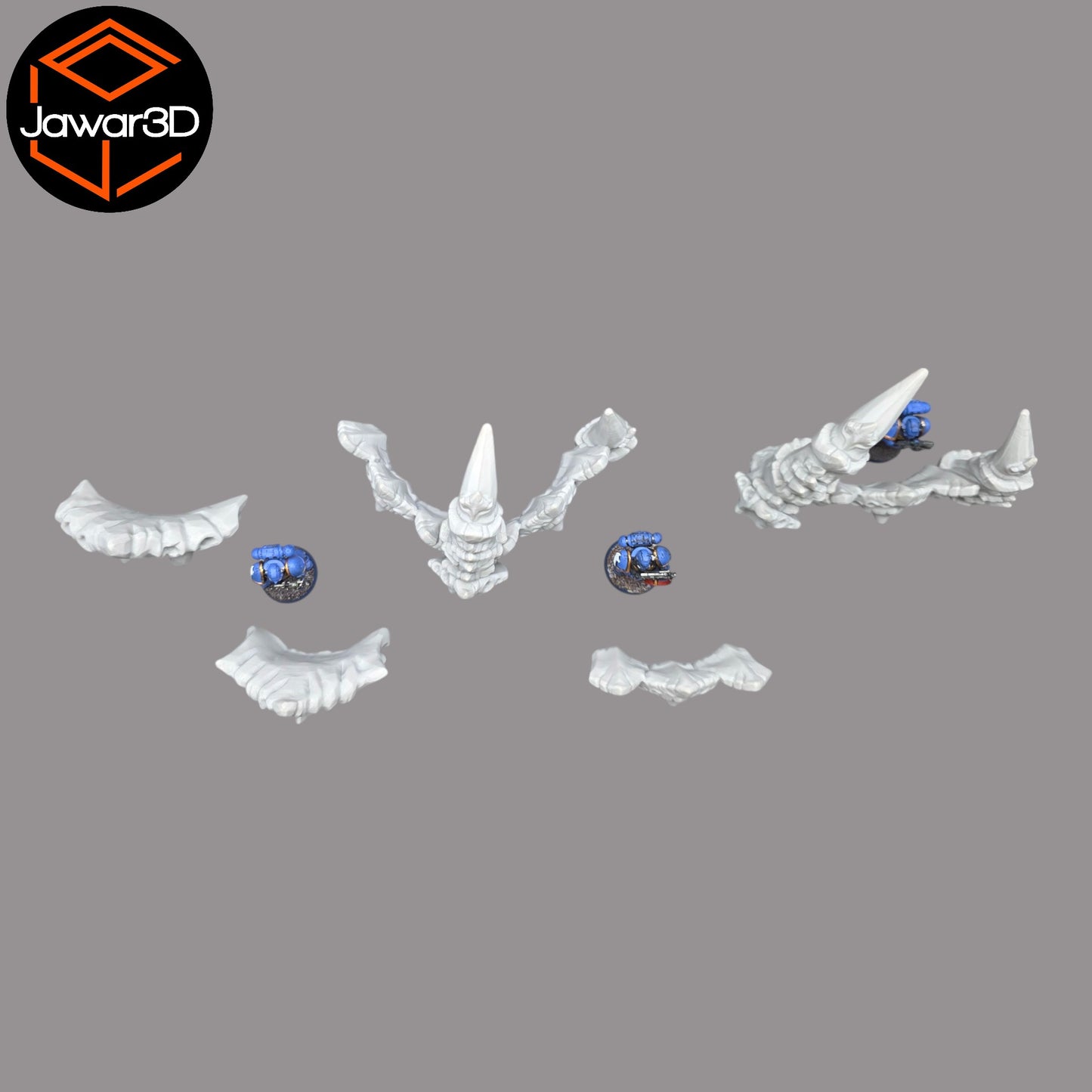Wargaming 28mm scatter terrain scenery showing 3D-printed item that is compatible with games such as Warhammer 40K, Star Wars Legions, D+D, Dungeons and Dragons, Sci-Fi, Fantasy and other miniature tabletop games. Brand Jawar3d found at www.jawar3d.co.uk.