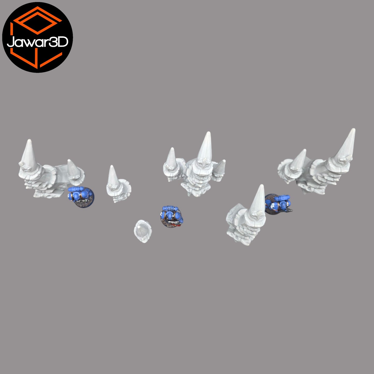 Wargaming 28mm scatter terrain scenery showing 3D-printed item that is compatible with games such as Warhammer 40K, Star Wars Legions, D+D, Dungeons and Dragons, Sci-Fi, Fantasy and other miniature tabletop games. Brand Jawar3d found at www.jawar3d.co.uk.