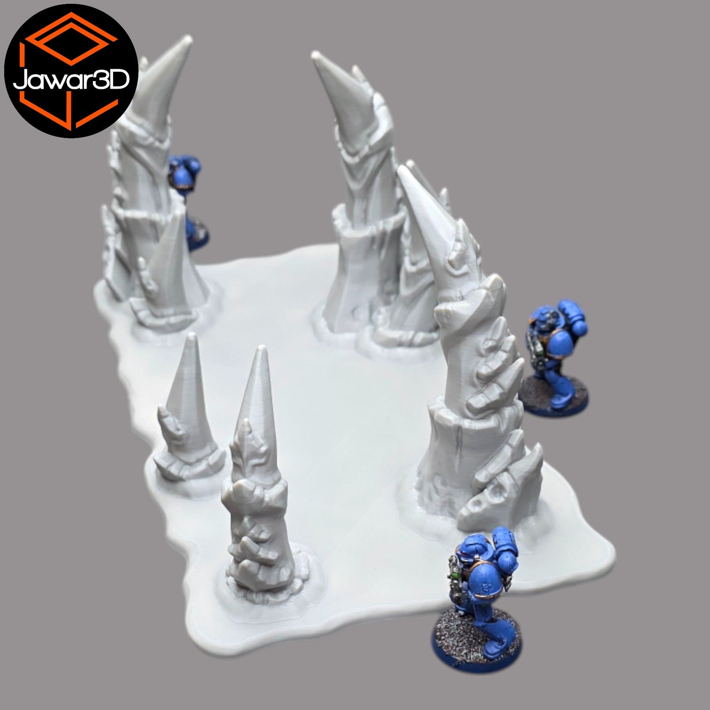 Wargaming 28mm scatter terrain scenery showing 3D-printed item that is compatible with games such as Warhammer 40K, Star Wars Legions, D+D, Dungeons and Dragons, Sci-Fi, Fantasy and other miniature tabletop games. Brand Jawar3d found at www.jawar3d.co.uk.