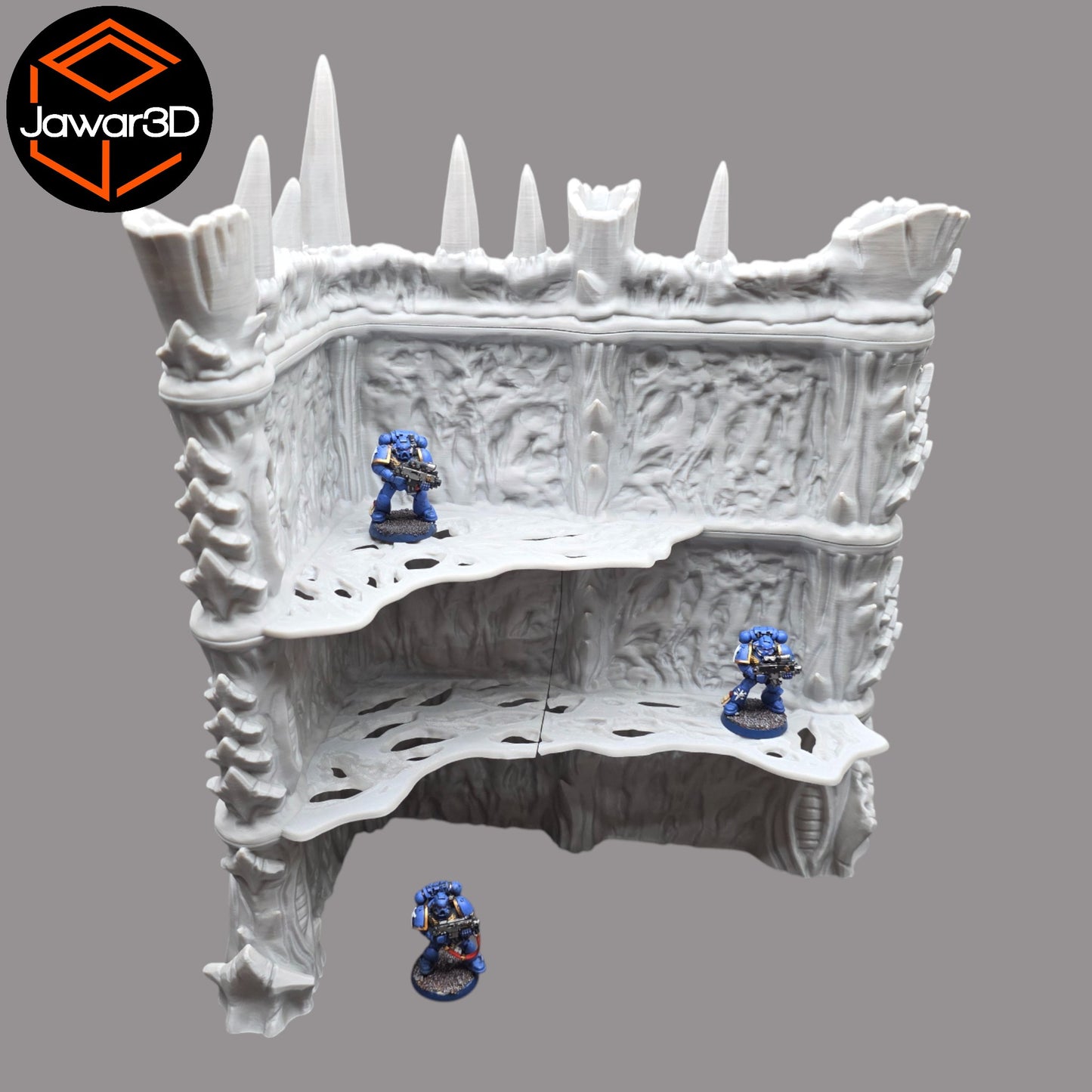Wargaming 28mm scatter terrain scenery showing 3D-printed item that is compatible with games such as Warhammer 40K, Star Wars Legions, D+D, Dungeons and Dragons, Sci-Fi, Fantasy and other miniature tabletop games. Brand Jawar3d found at www.jawar3d.co.uk.