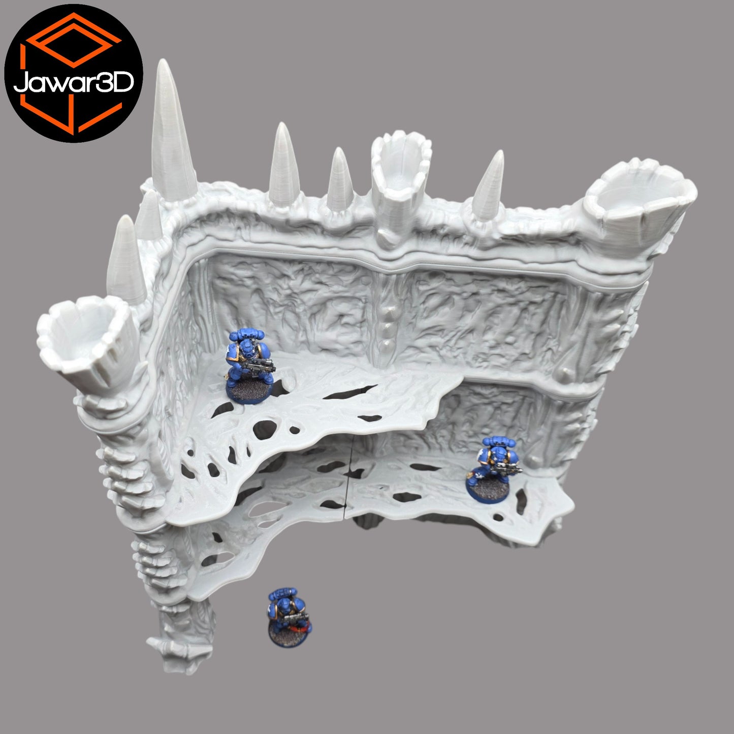 Wargaming 28mm scatter terrain scenery showing 3D-printed item that is compatible with games such as Warhammer 40K, Star Wars Legions, D+D, Dungeons and Dragons, Sci-Fi, Fantasy and other miniature tabletop games. Brand Jawar3d found at www.jawar3d.co.uk.
