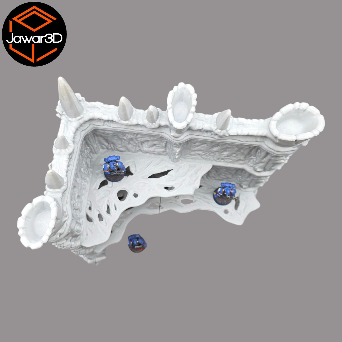 Wargaming 28mm scatter terrain scenery showing 3D-printed item that is compatible with games such as Warhammer 40K, Star Wars Legions, D+D, Dungeons and Dragons, Sci-Fi, Fantasy and other miniature tabletop games. Brand Jawar3d found at www.jawar3d.co.uk.