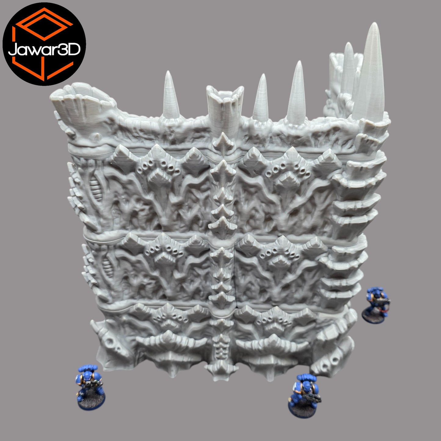 Wargaming 28mm scatter terrain scenery showing 3D-printed item that is compatible with games such as Warhammer 40K, Star Wars Legions, D+D, Dungeons and Dragons, Sci-Fi, Fantasy and other miniature tabletop games. Brand Jawar3d found at www.jawar3d.co.uk.