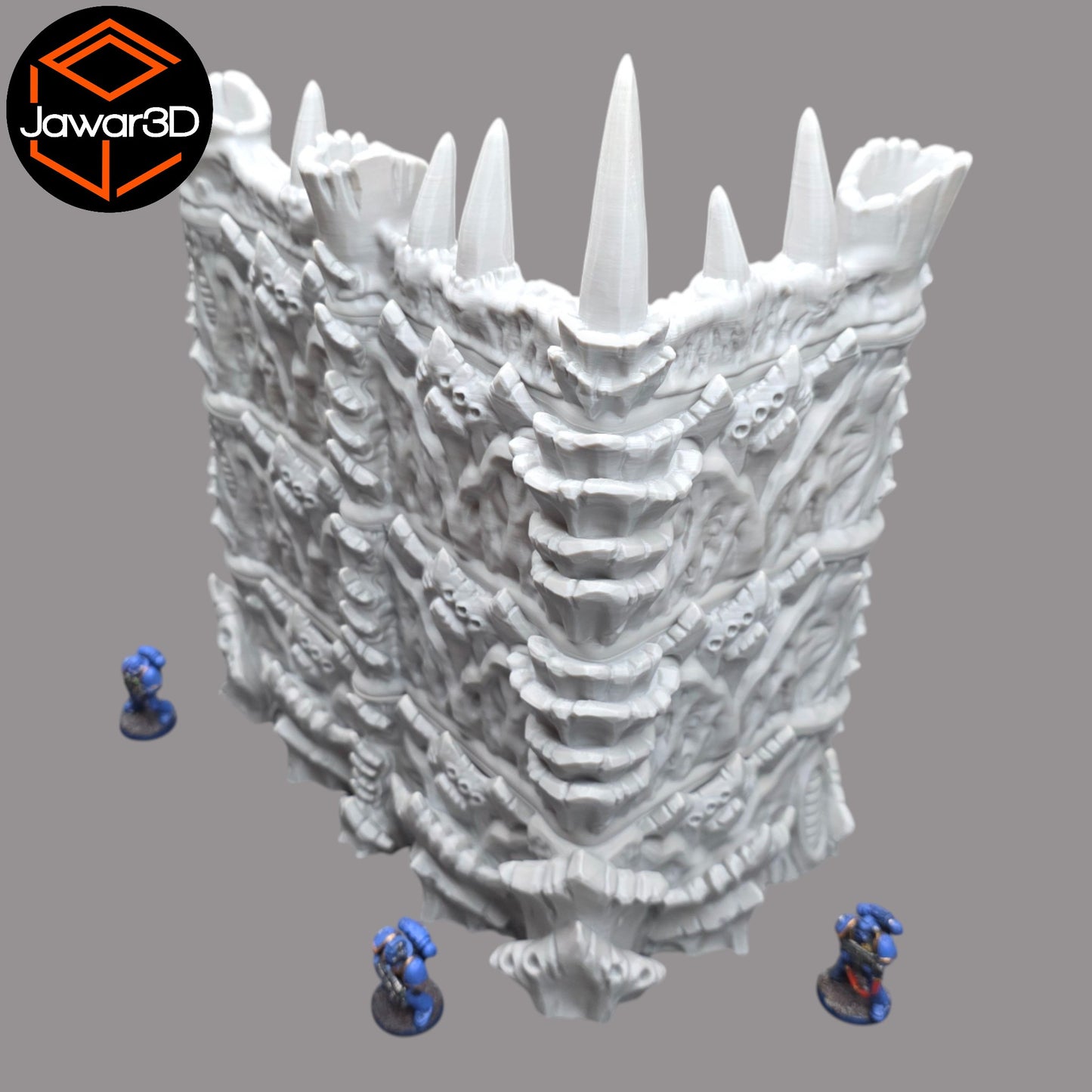 Wargaming 28mm scatter terrain scenery showing 3D-printed item that is compatible with games such as Warhammer 40K, Star Wars Legions, D+D, Dungeons and Dragons, Sci-Fi, Fantasy and other miniature tabletop games. Brand Jawar3d found at www.jawar3d.co.uk.