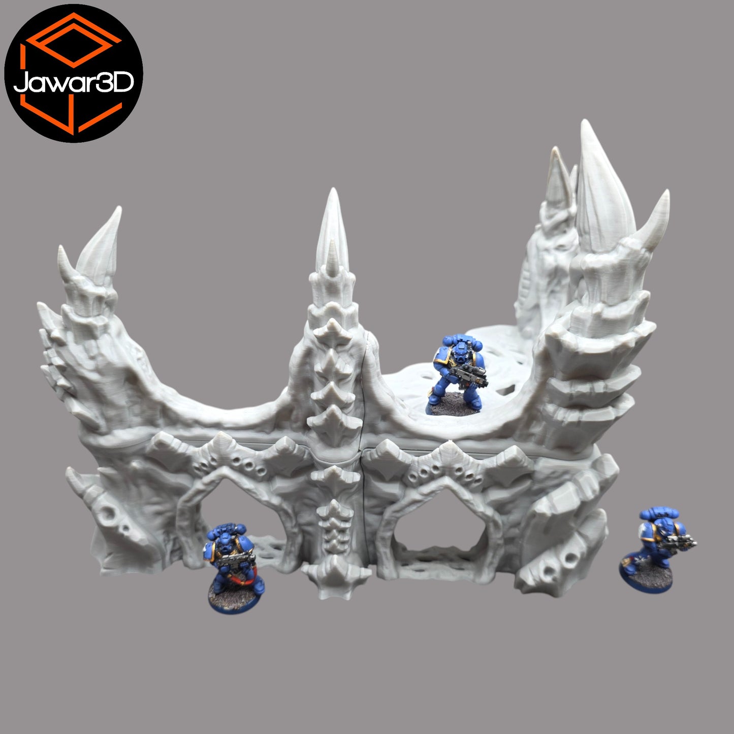 Wargaming 28mm scatter terrain scenery showing 3D-printed item that is compatible with games such as Warhammer 40K, Star Wars Legions, D+D, Dungeons and Dragons, Sci-Fi, Fantasy and other miniature tabletop games. Brand Jawar3d found at www.jawar3d.co.uk.